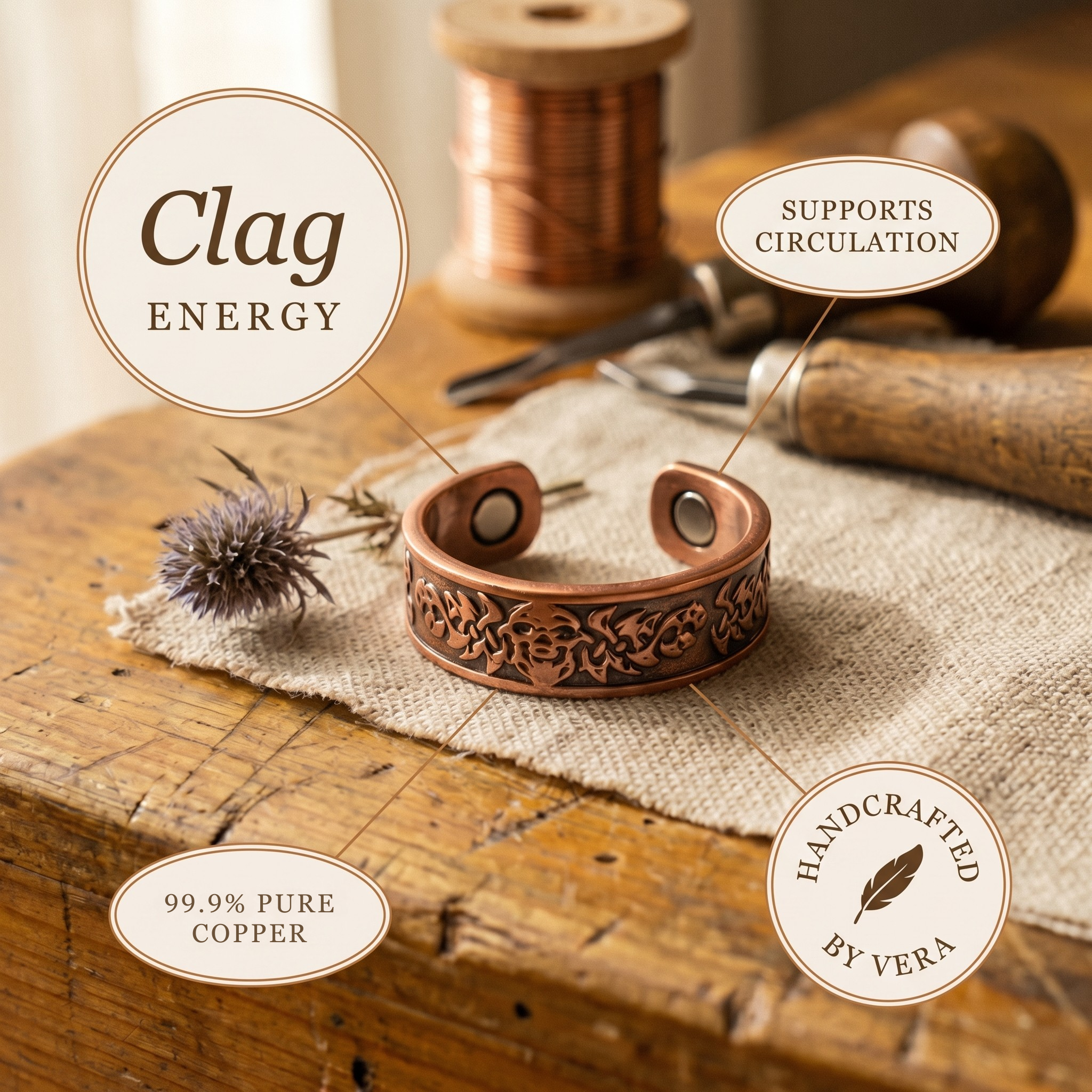 Smith's Clag Copper Ring