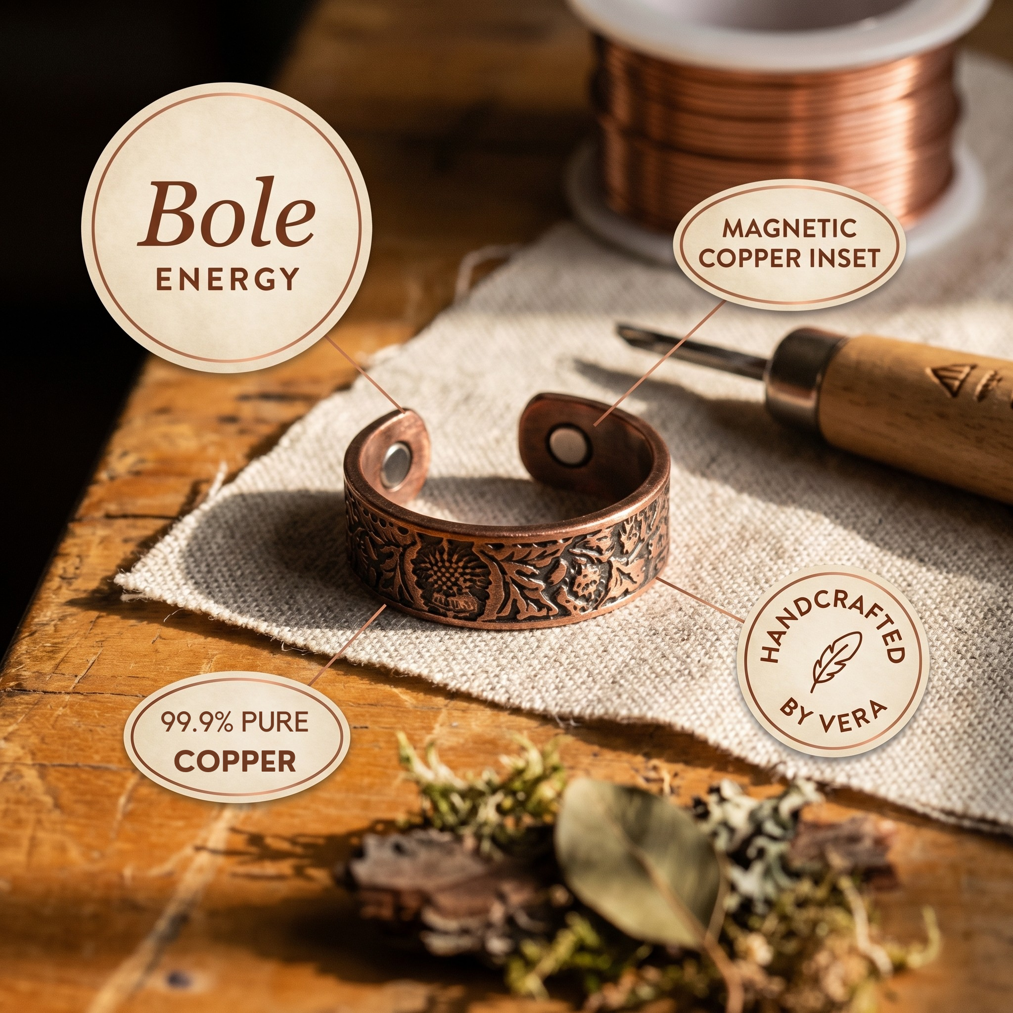 Smith's Bole Copper Ring