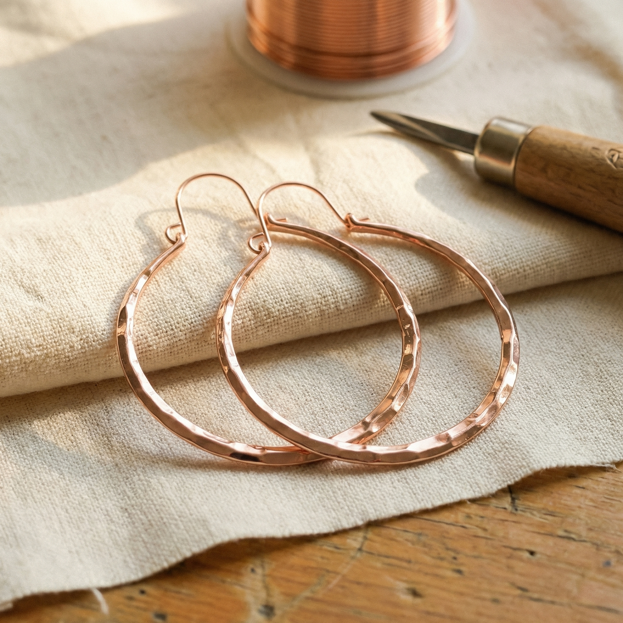 Smith's Willow Copper Earrings