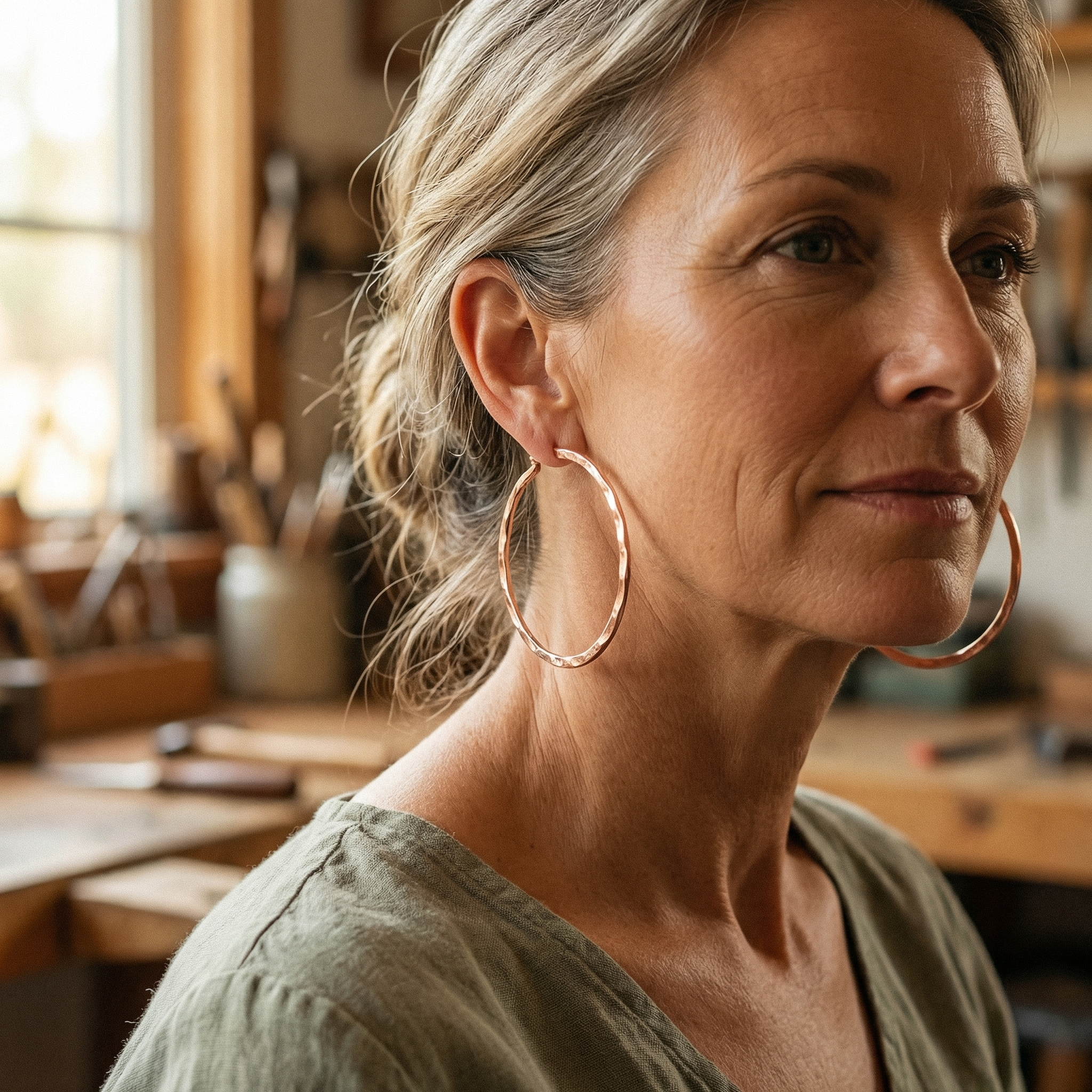 Smith's Willow Copper Earrings