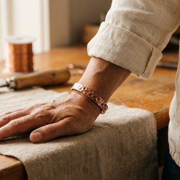 Smith's Furrow Copper Bracelet