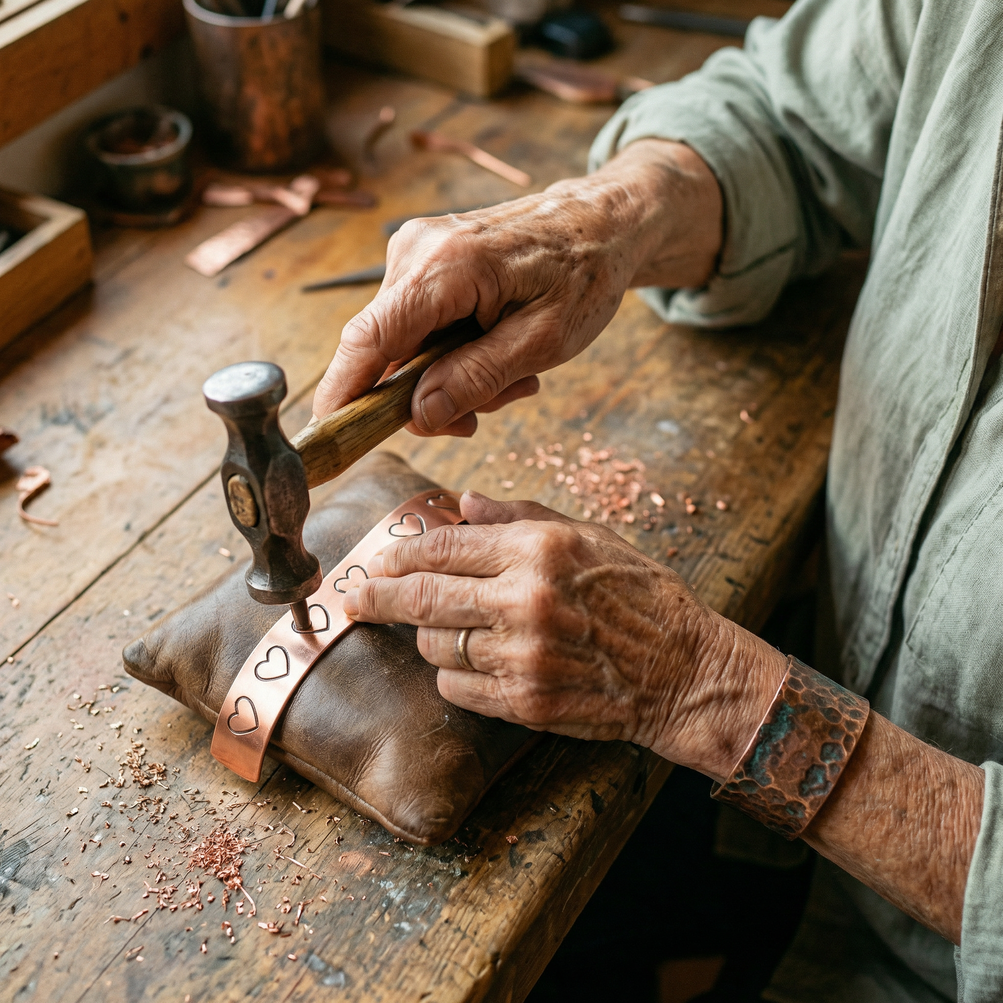 Smith's Hearth Copper Bracelet