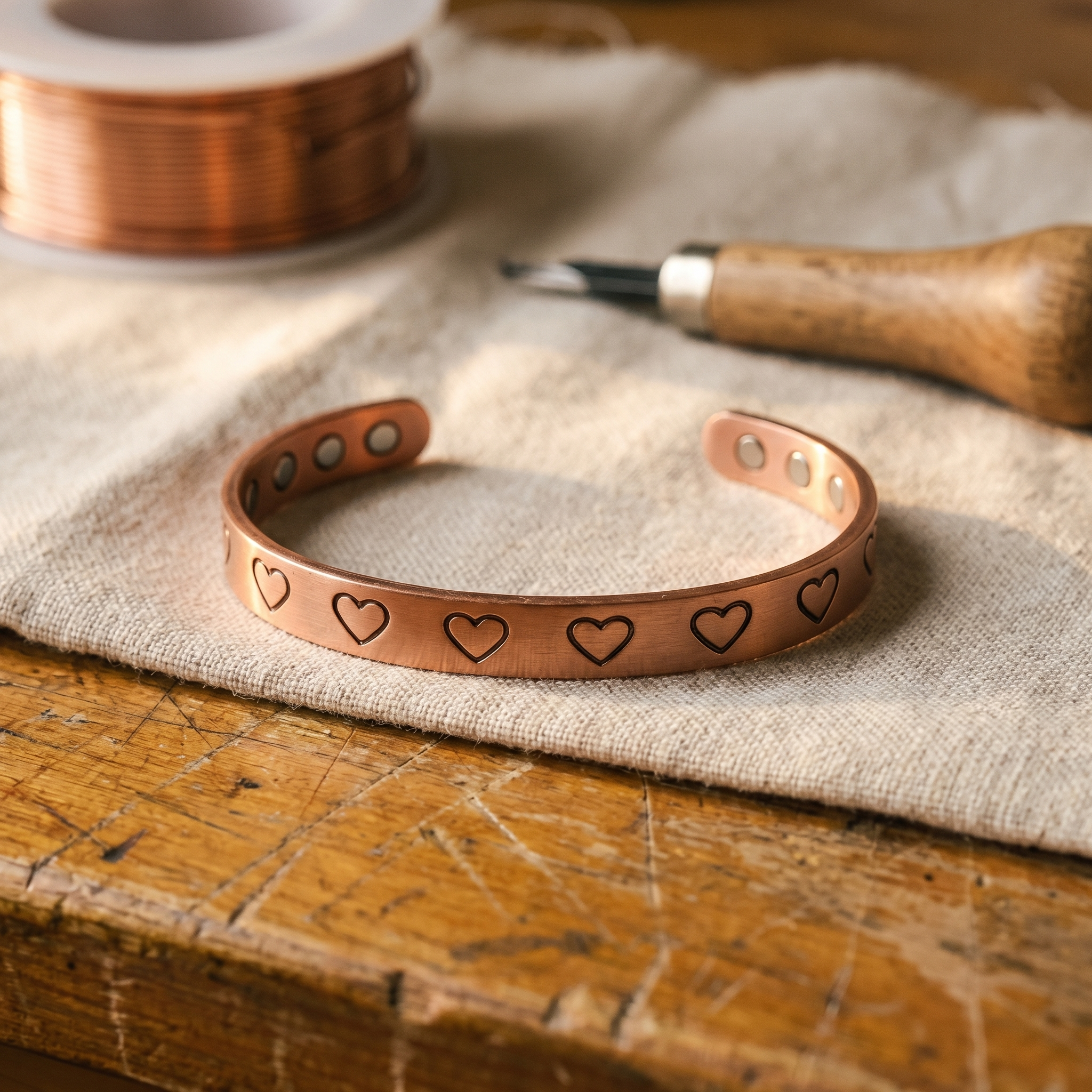Smith's Hearth Copper Bracelet