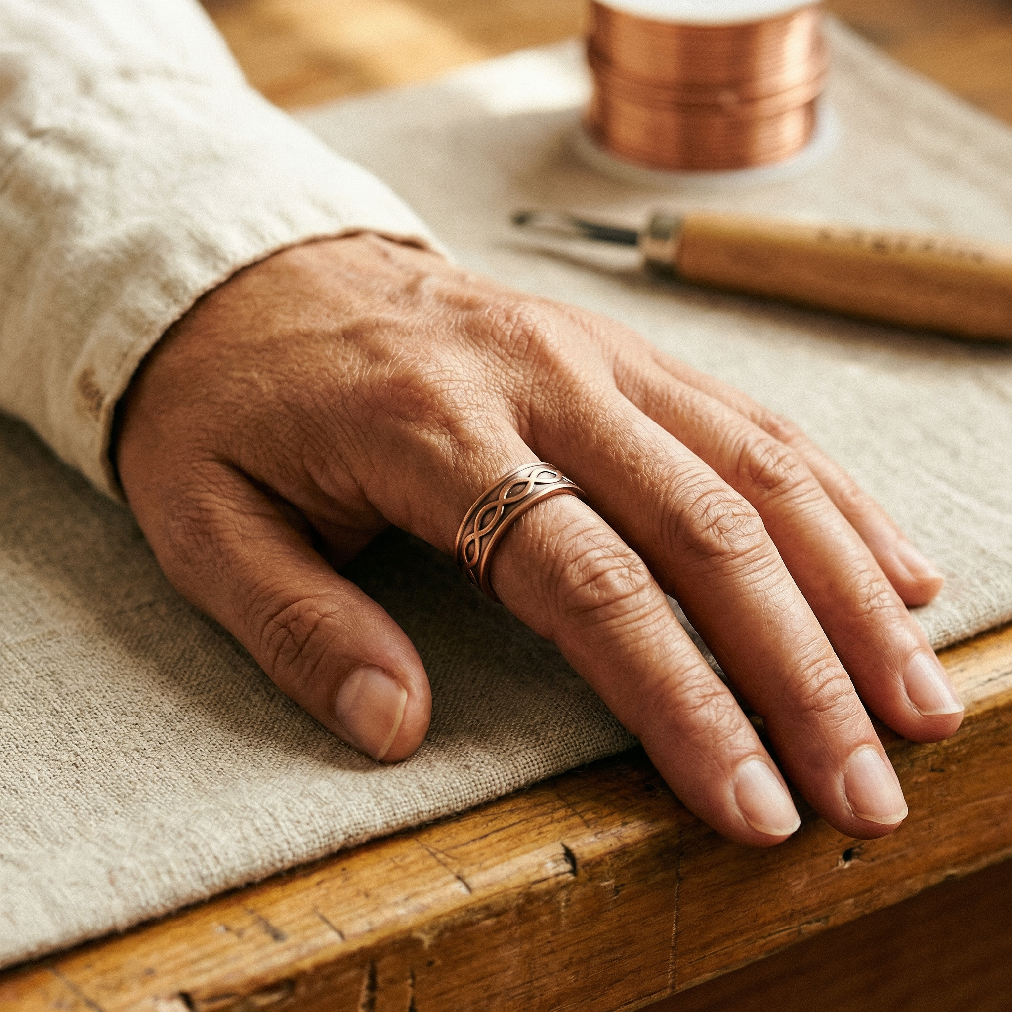 Smith's Char Copper Ring