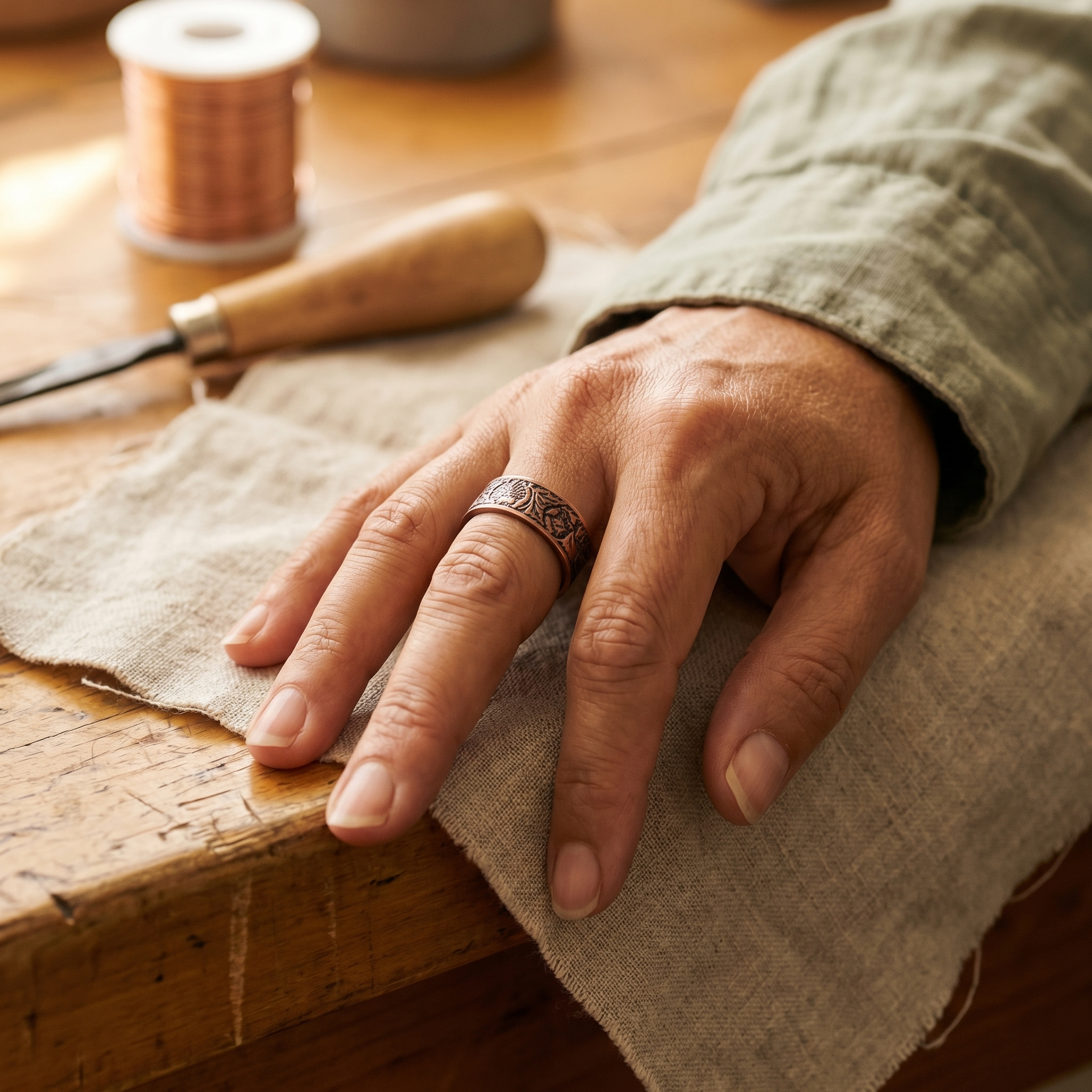 Smith's Bole Copper Ring