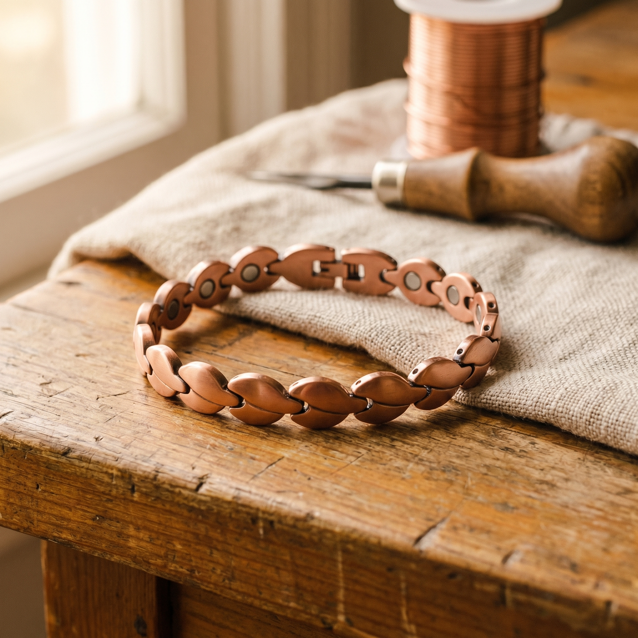 Smith's Marsh Copper Anklet
