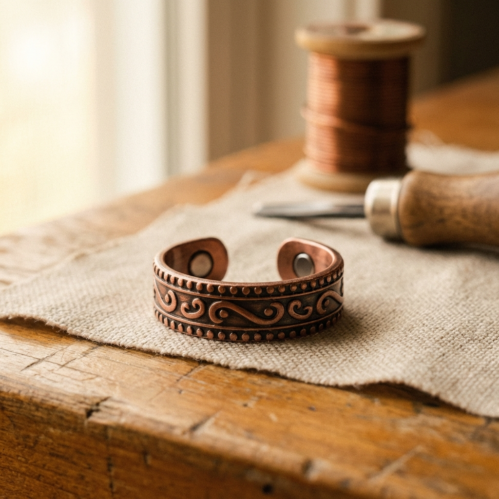 Smith's Fern Copper Ring