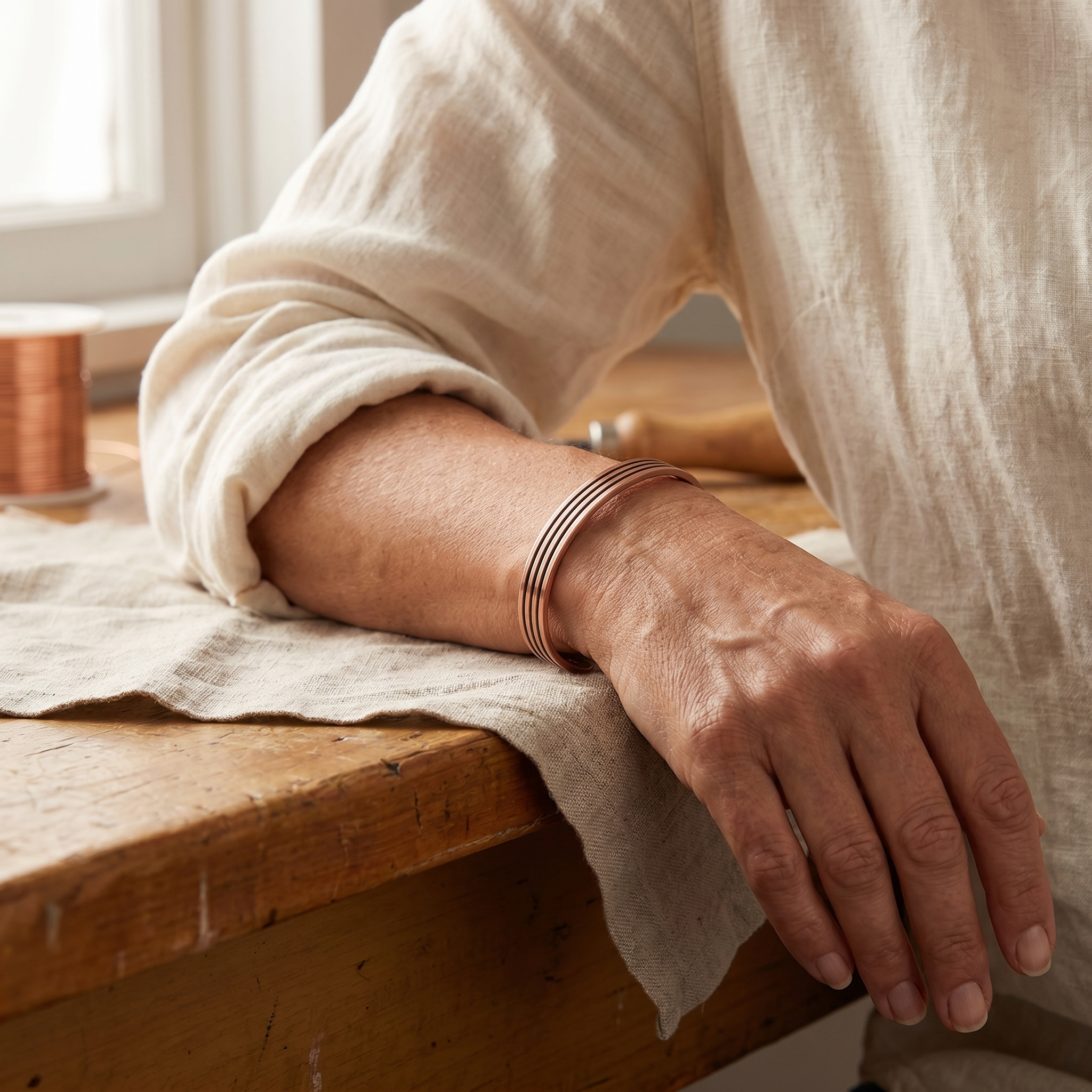 Smith's Sage Copper Bracelet