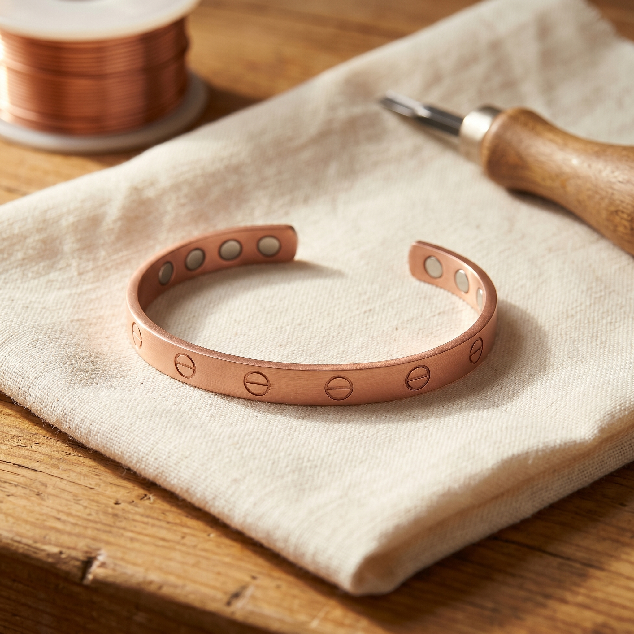 Smith's Bolt Copper Bracelet