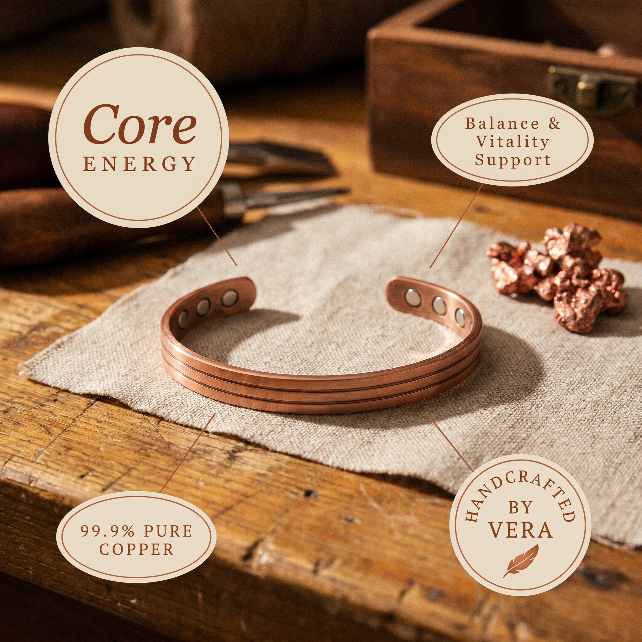 Smith's Core Copper Bracelet