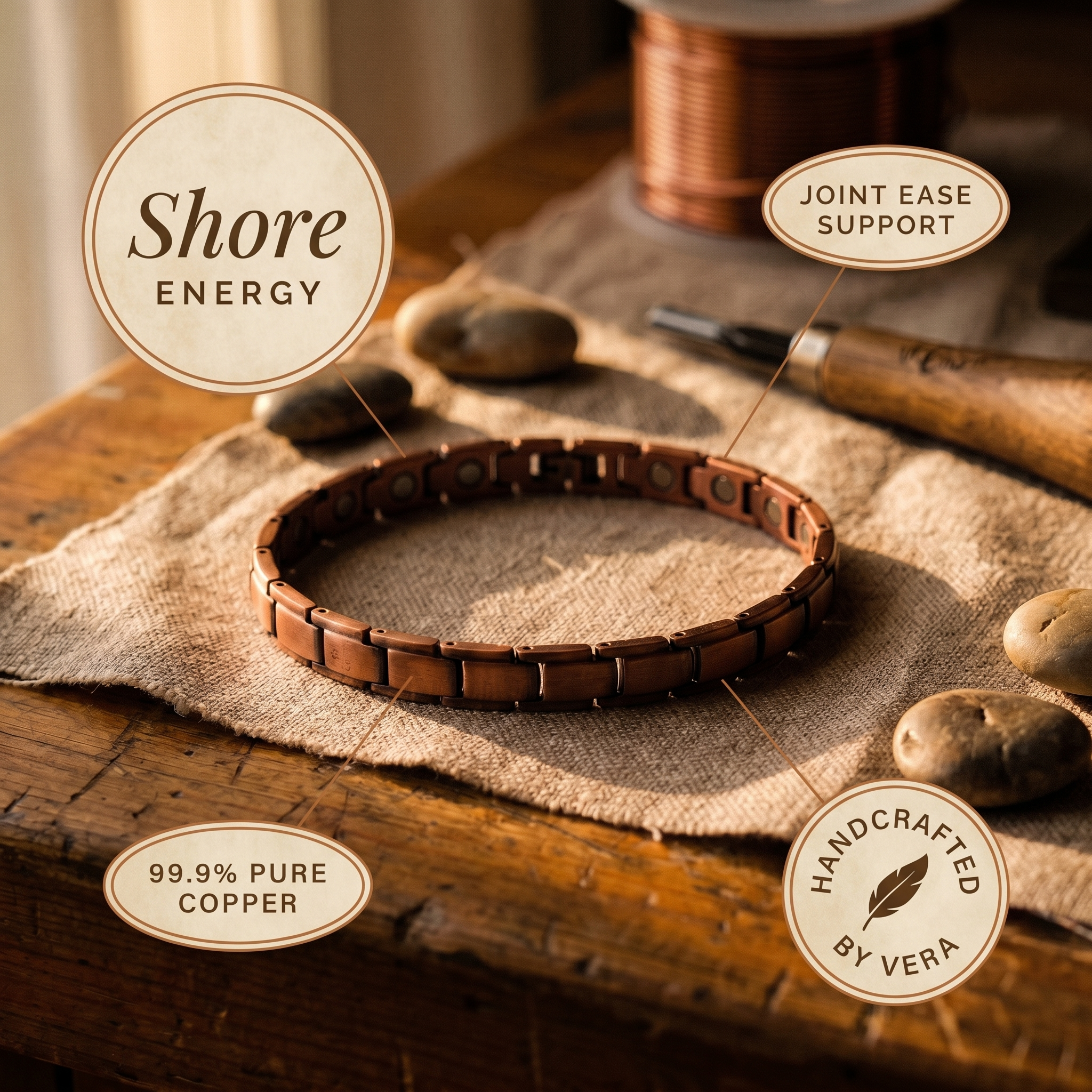 Smith's Shore Copper Anklet