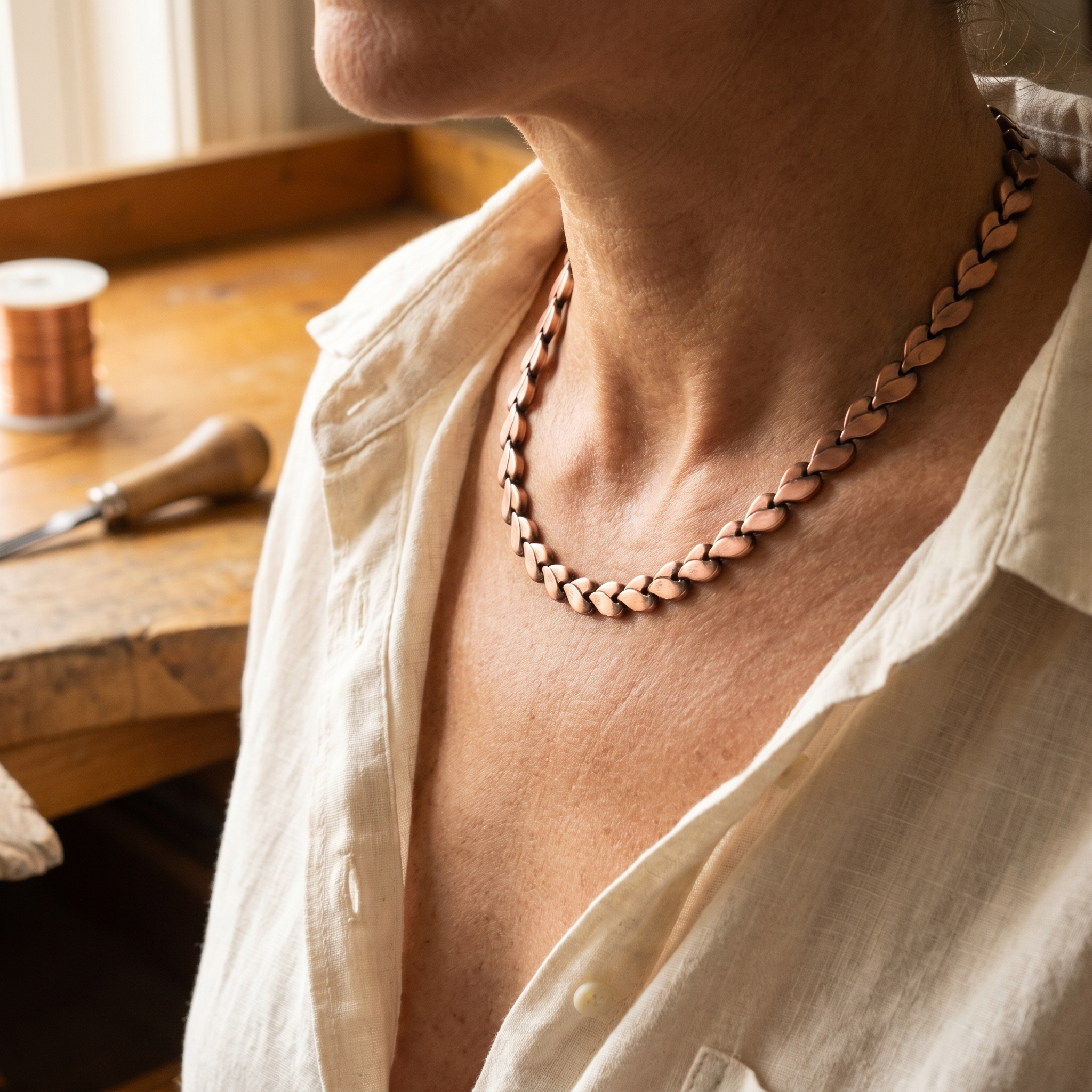 Smith's Briar Copper Necklace