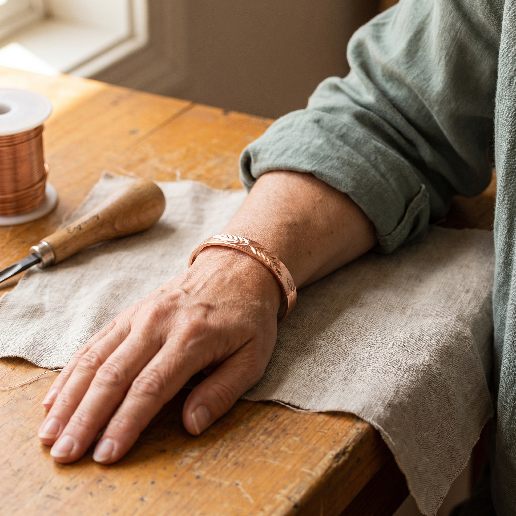 Smith's Lunar Copper Bracelet