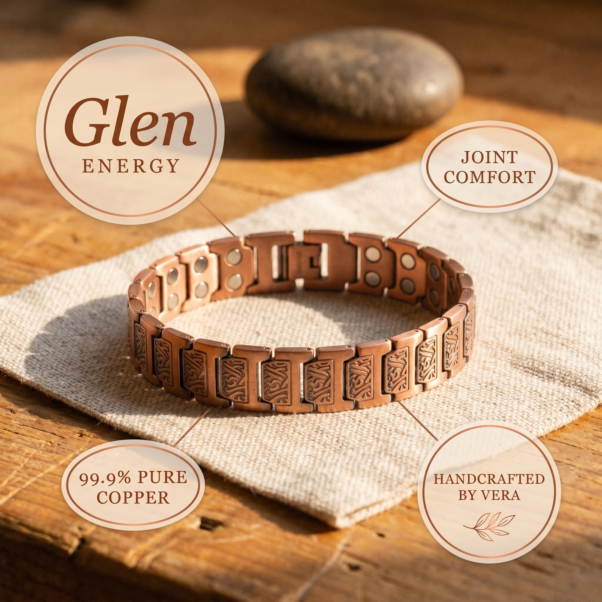 Smith's Glen Men's Copper Bracelet