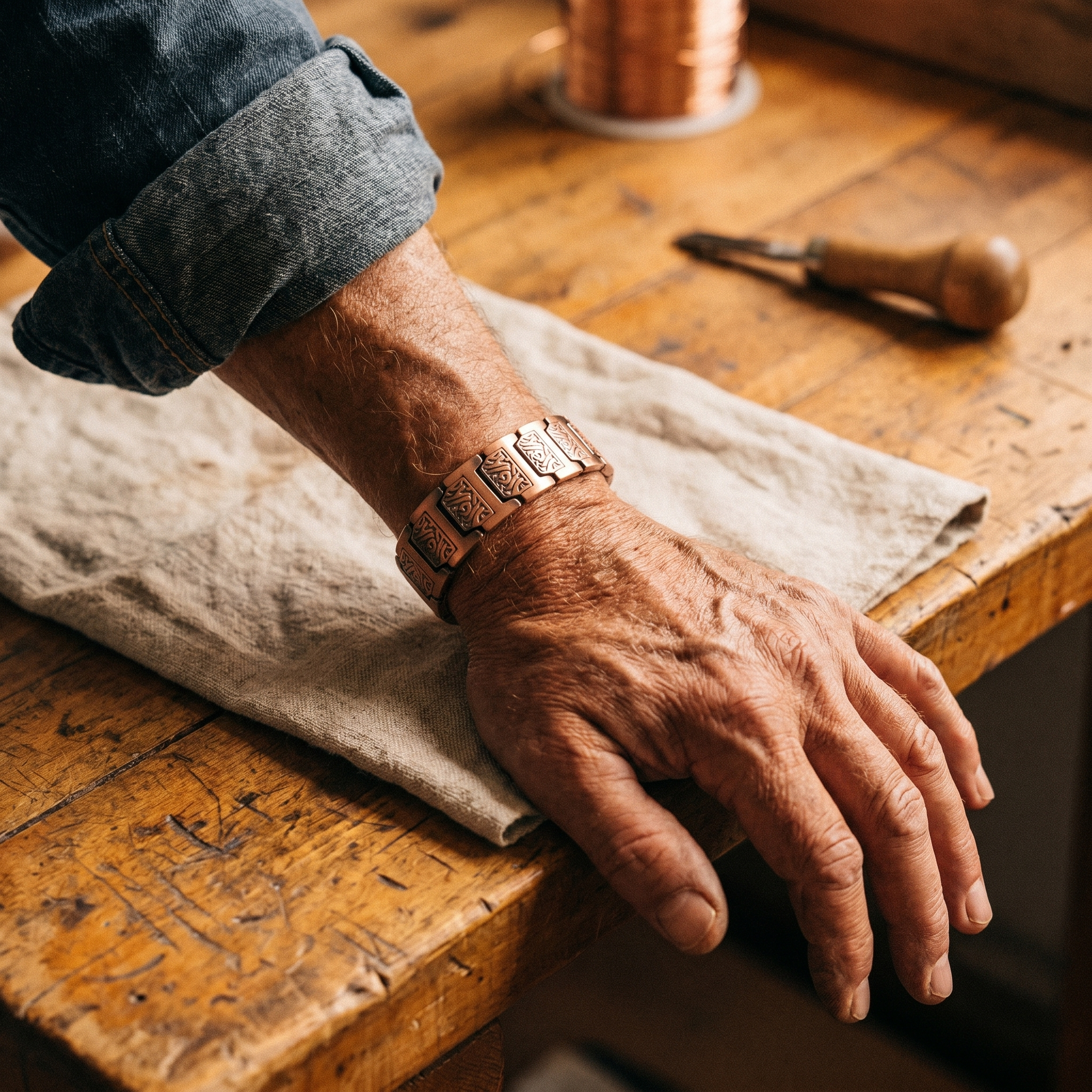 Smith's Glen Men's Copper Bracelet