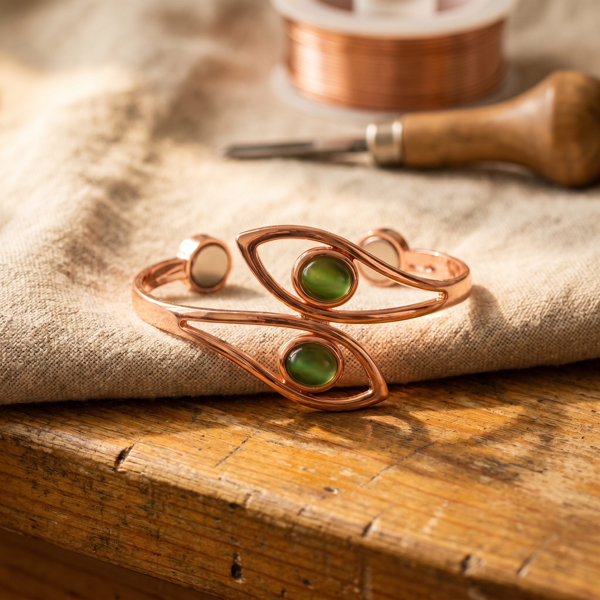 Smith's Opal Copper Bracelet