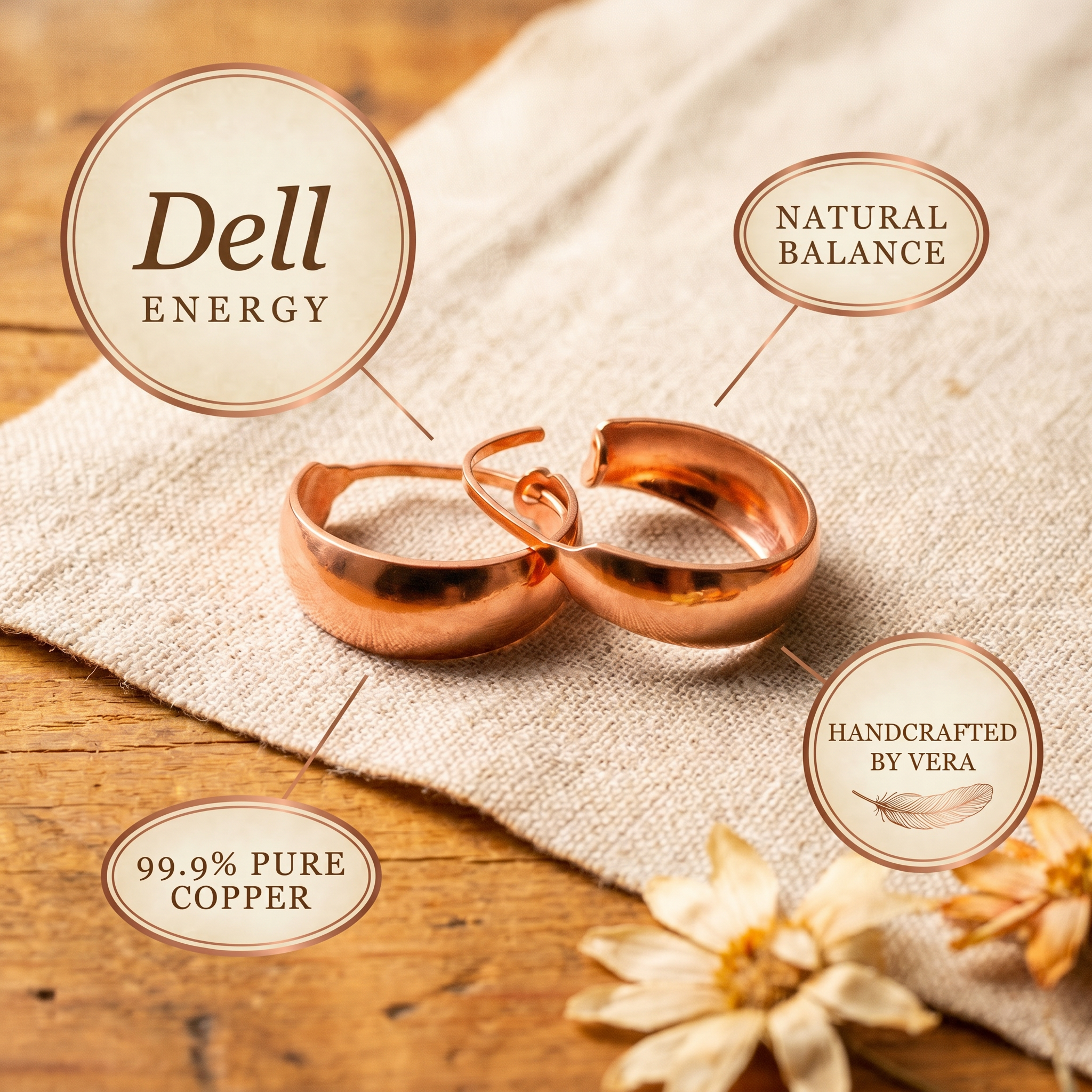 Smith's Dell Copper Earrings