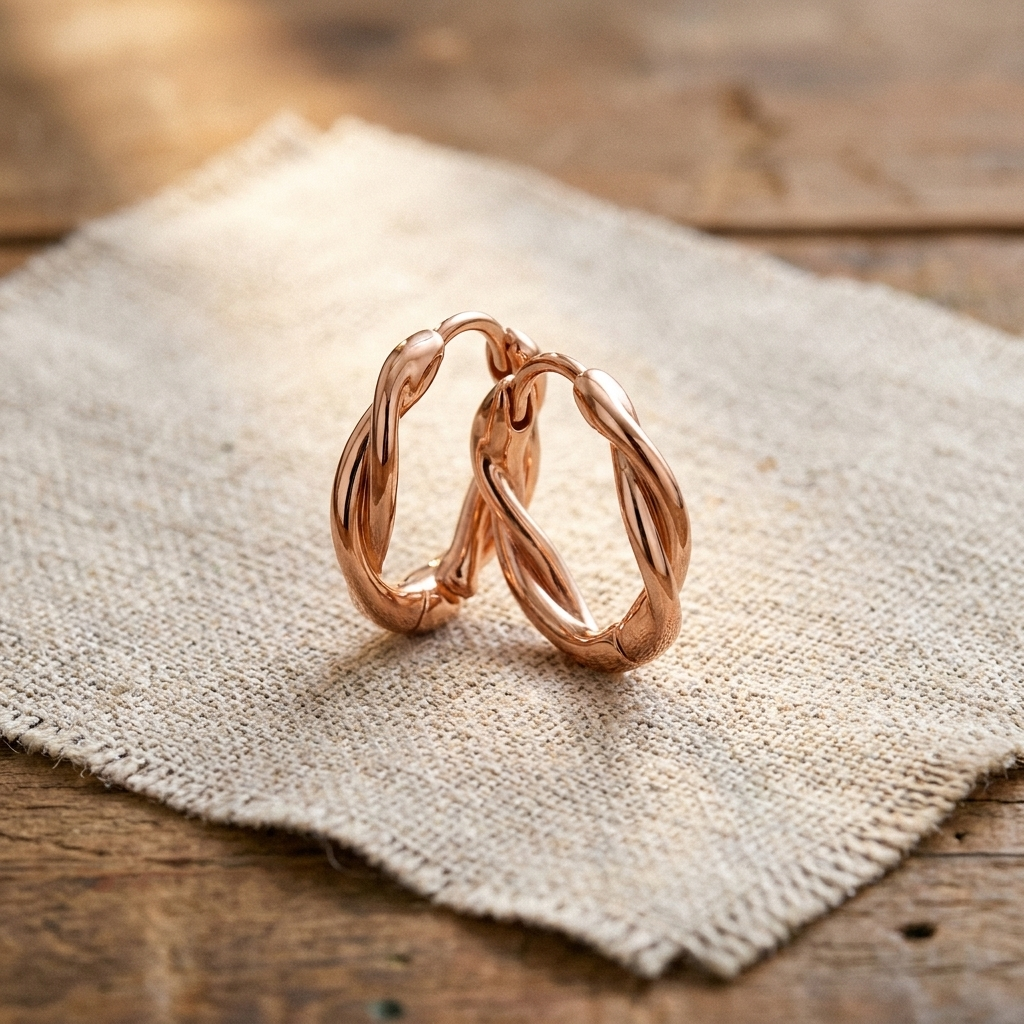 Smith's Wren Copper Hoop Earrings