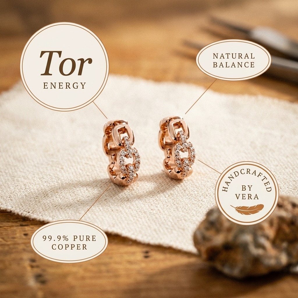 Smith's Tor Copper Earrings