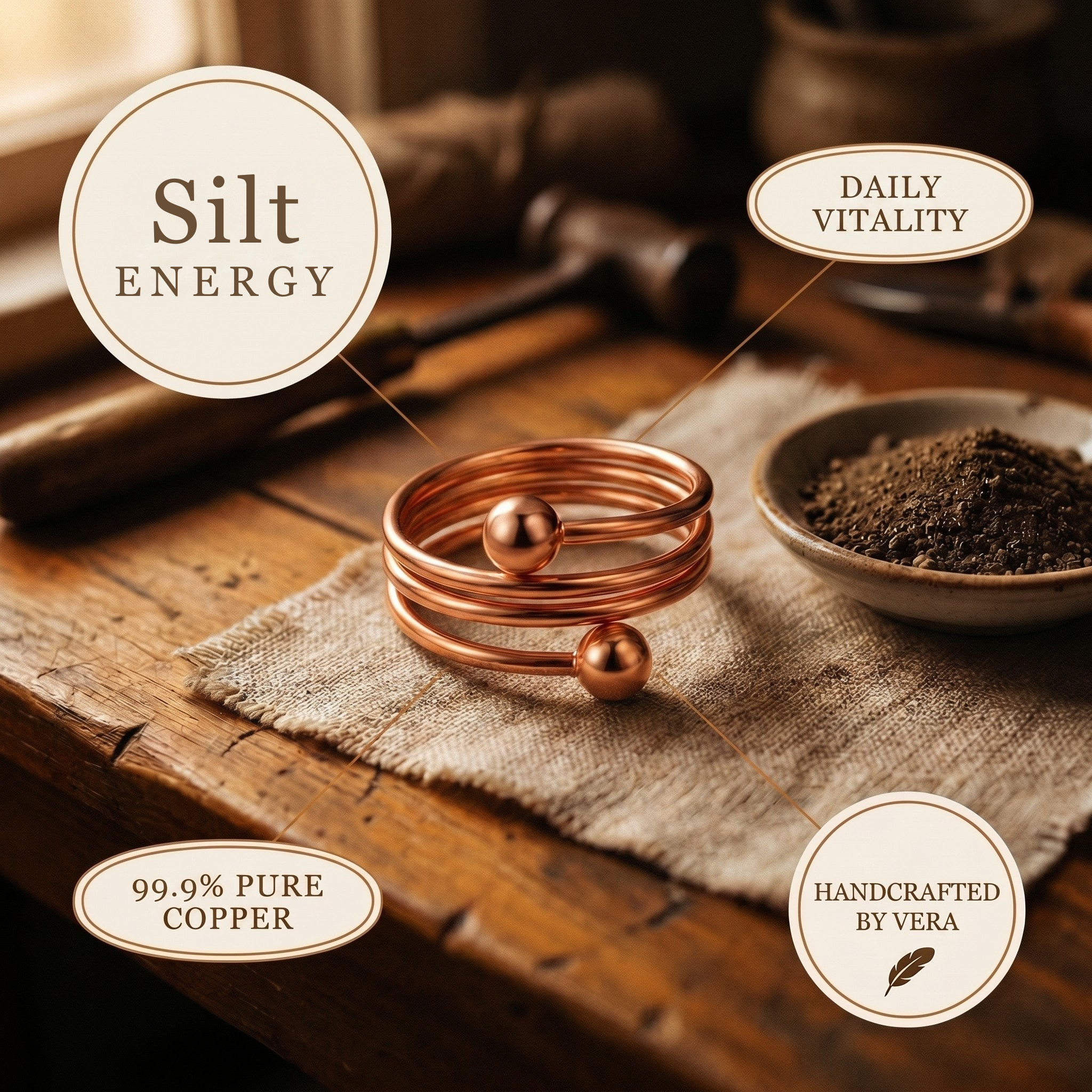 Smith's Silt Copper Ring