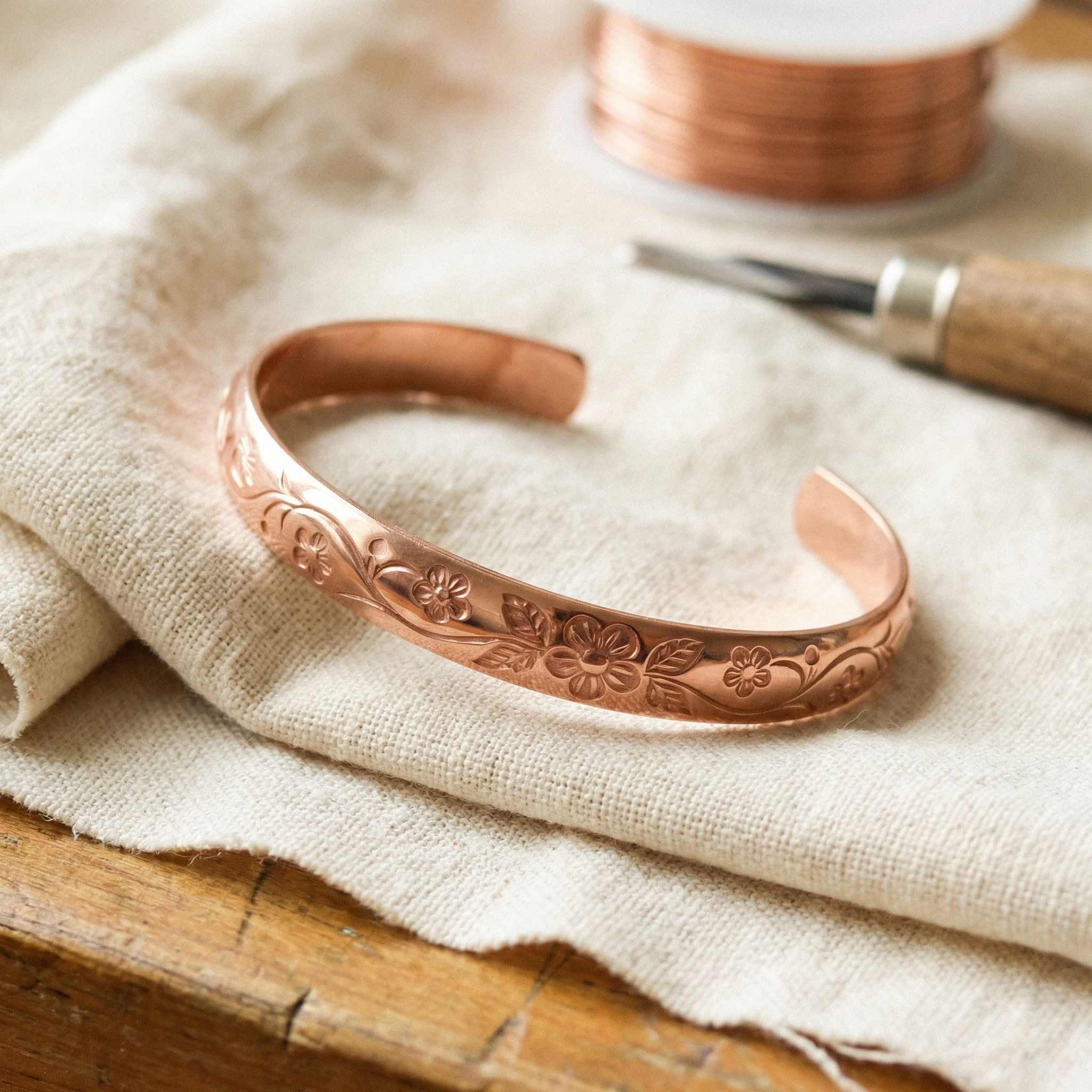 Smith's Bloom Copper Bracelet