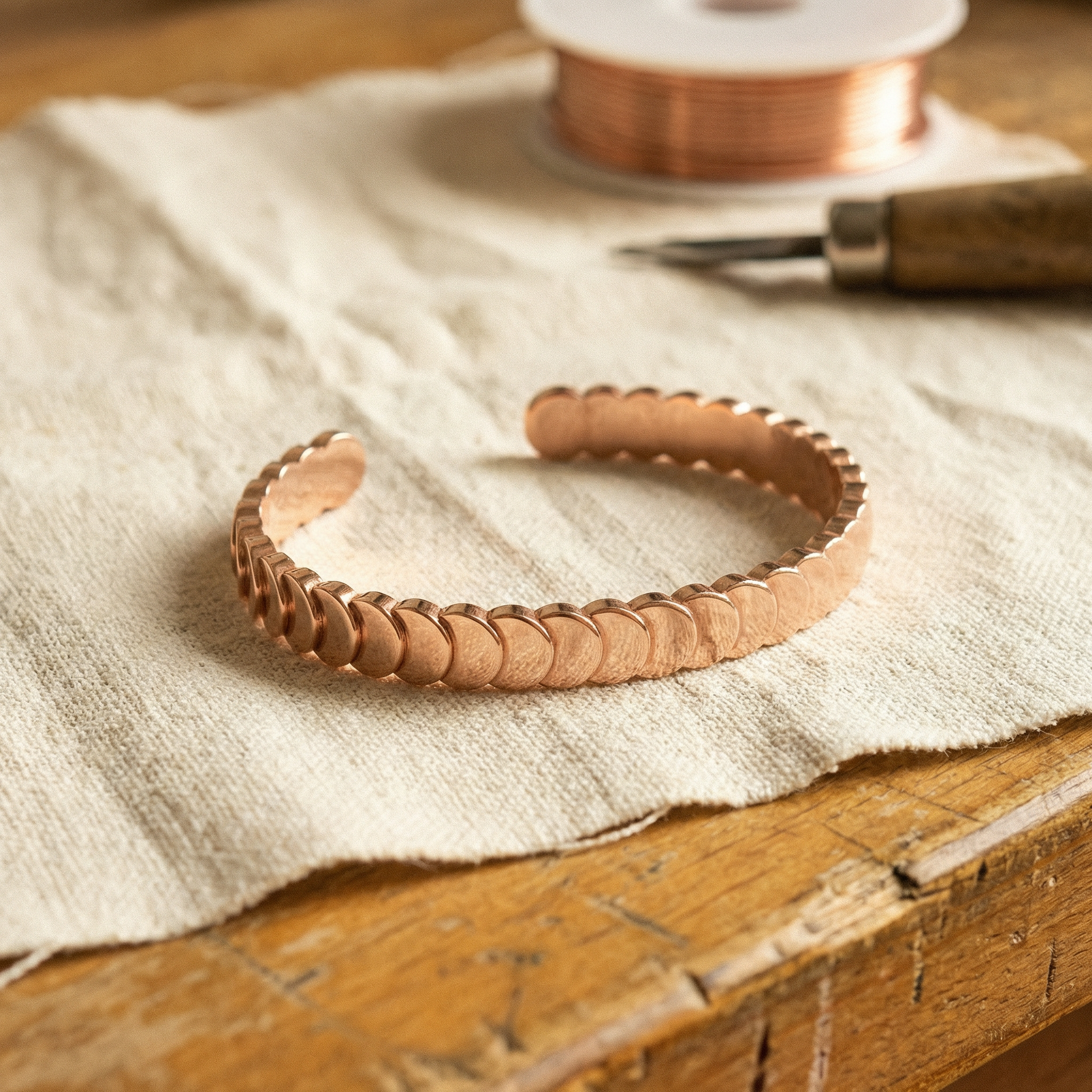 Smith's Tide Copper Bracelet