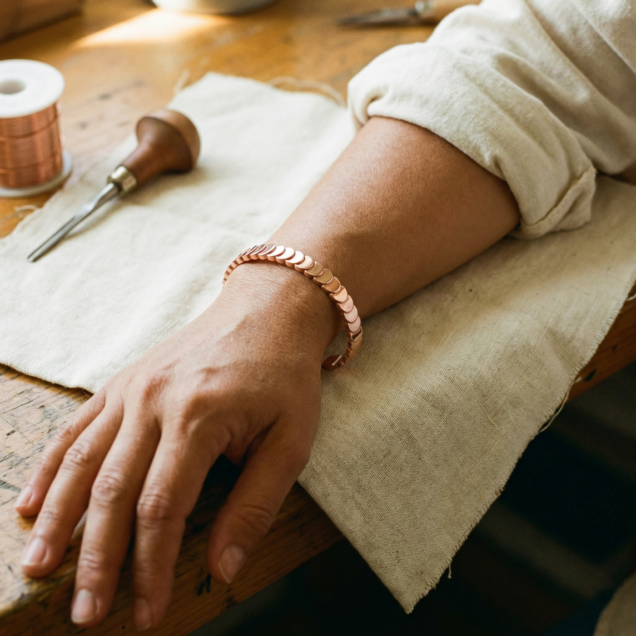 Smith's Tide Copper Bracelet