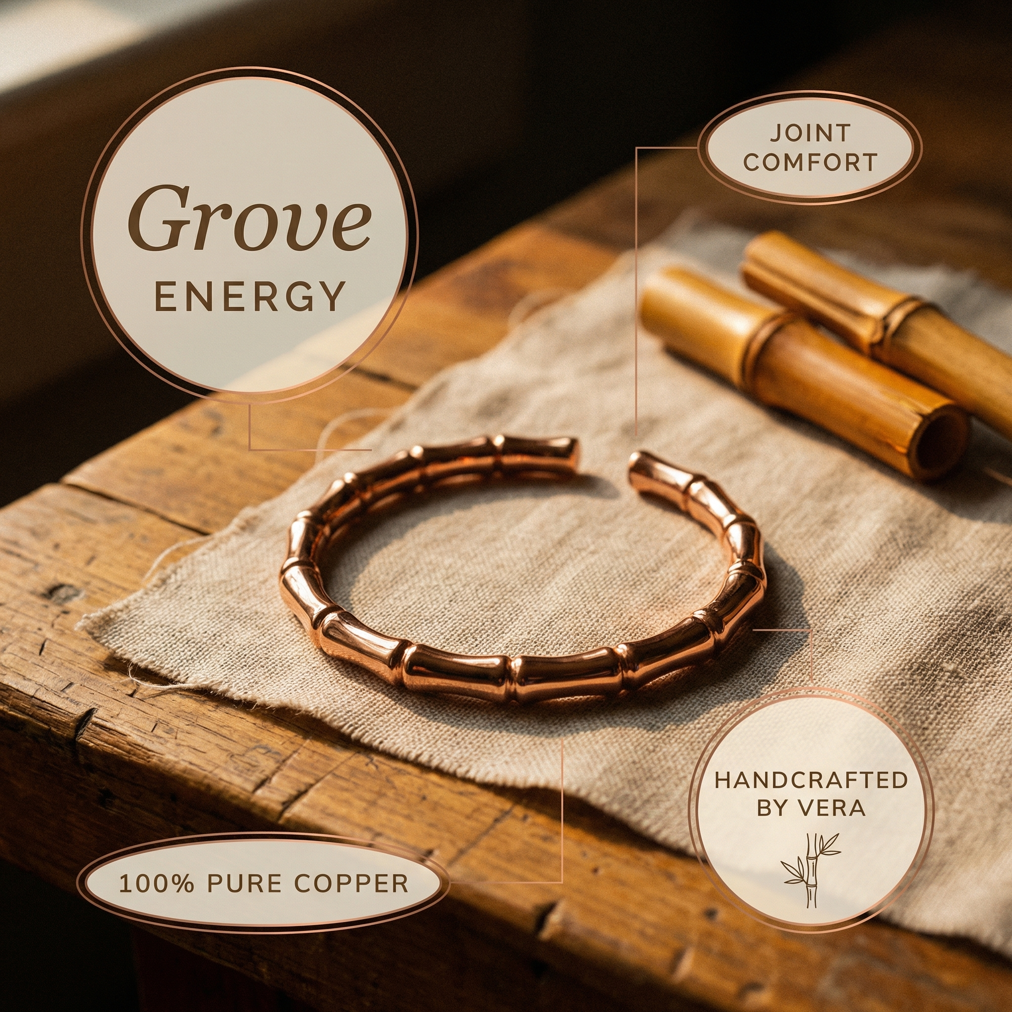 Smith's Grove Copper Bracelet