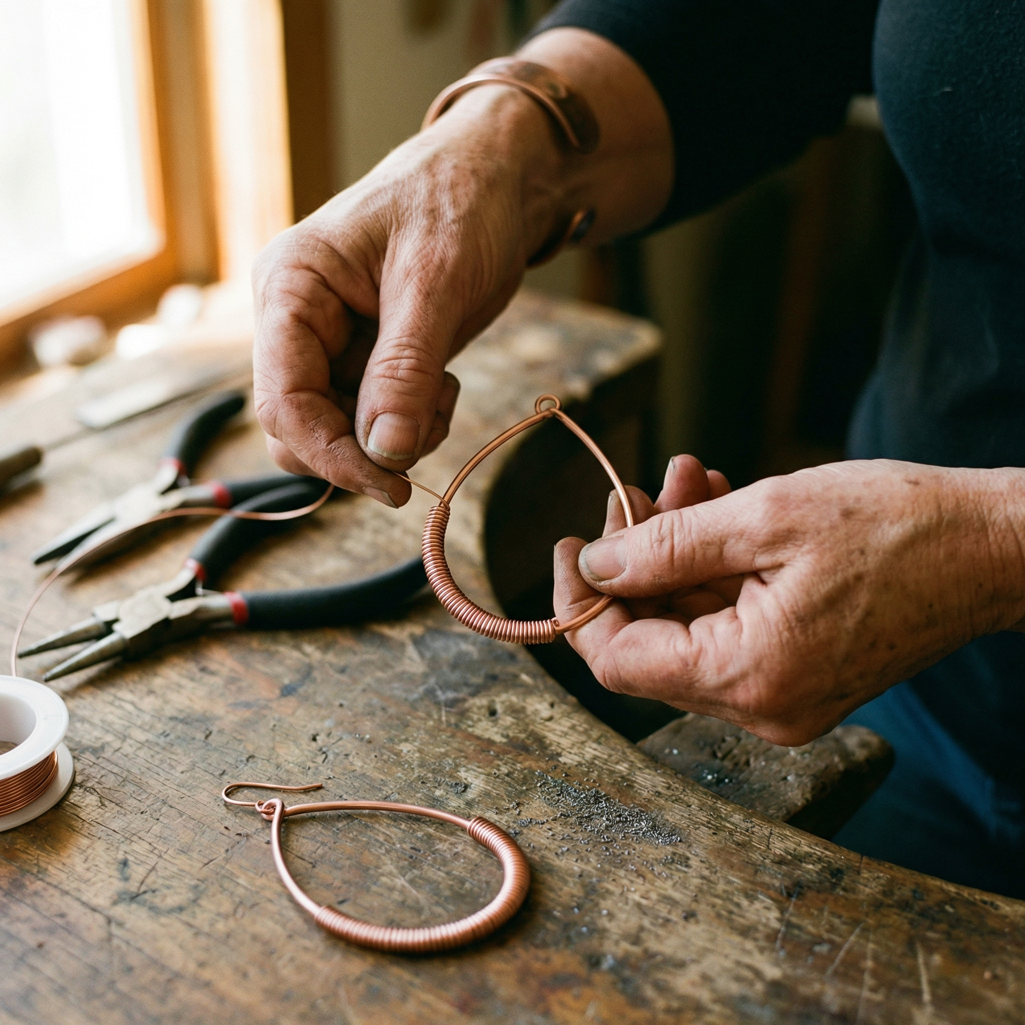 Smith's Creek Copper Earrings