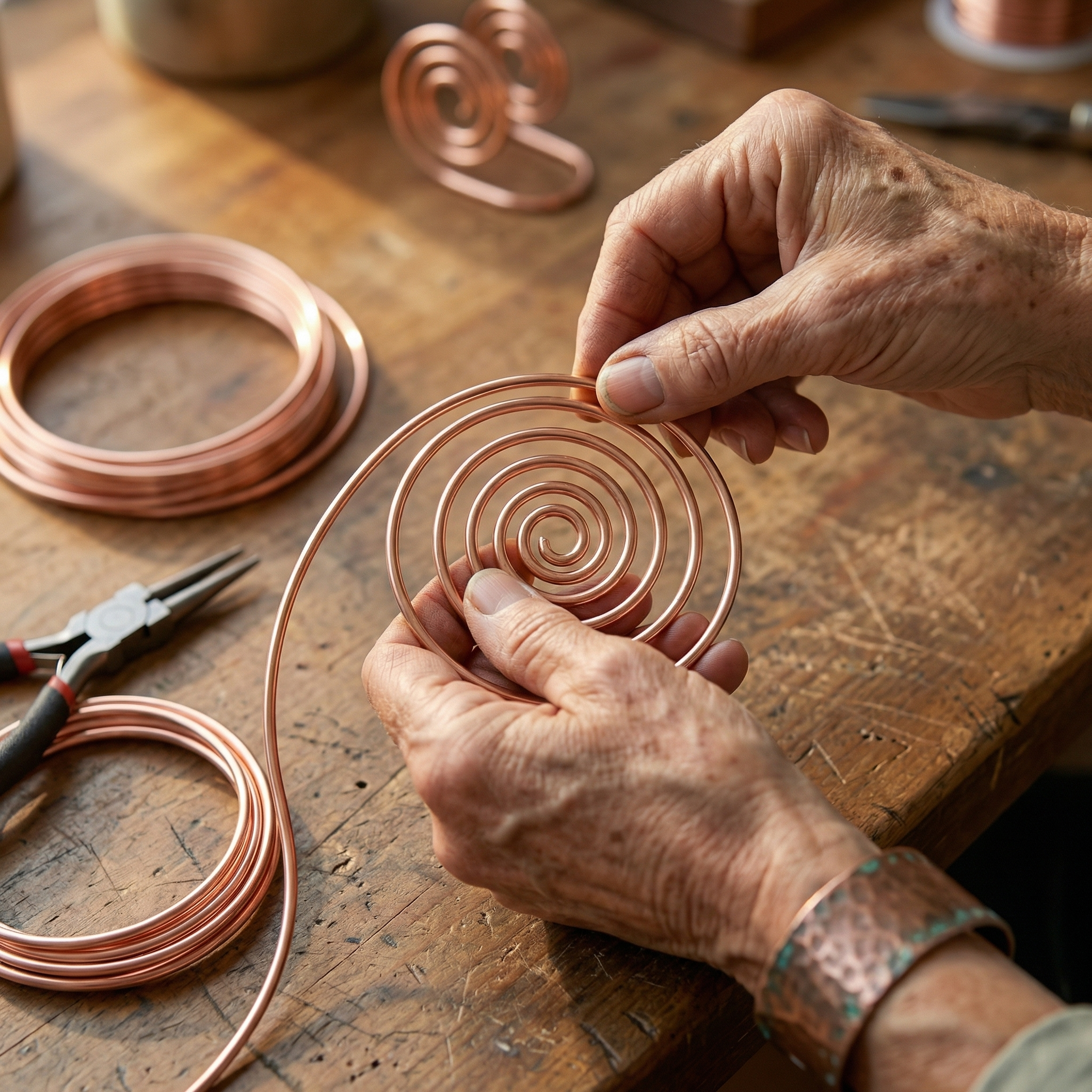 Smith's Flow Copper Hand Spiral