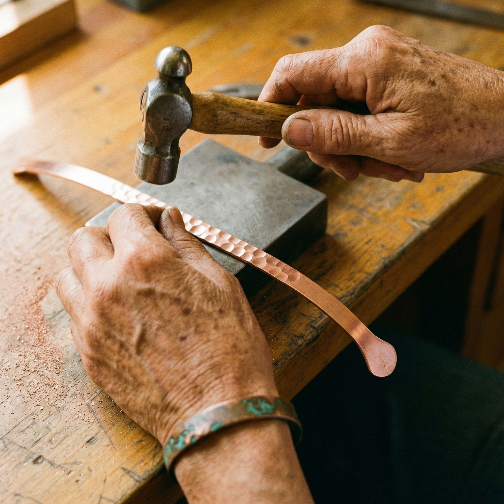 Smith's Lodestone Copper Bracelet
