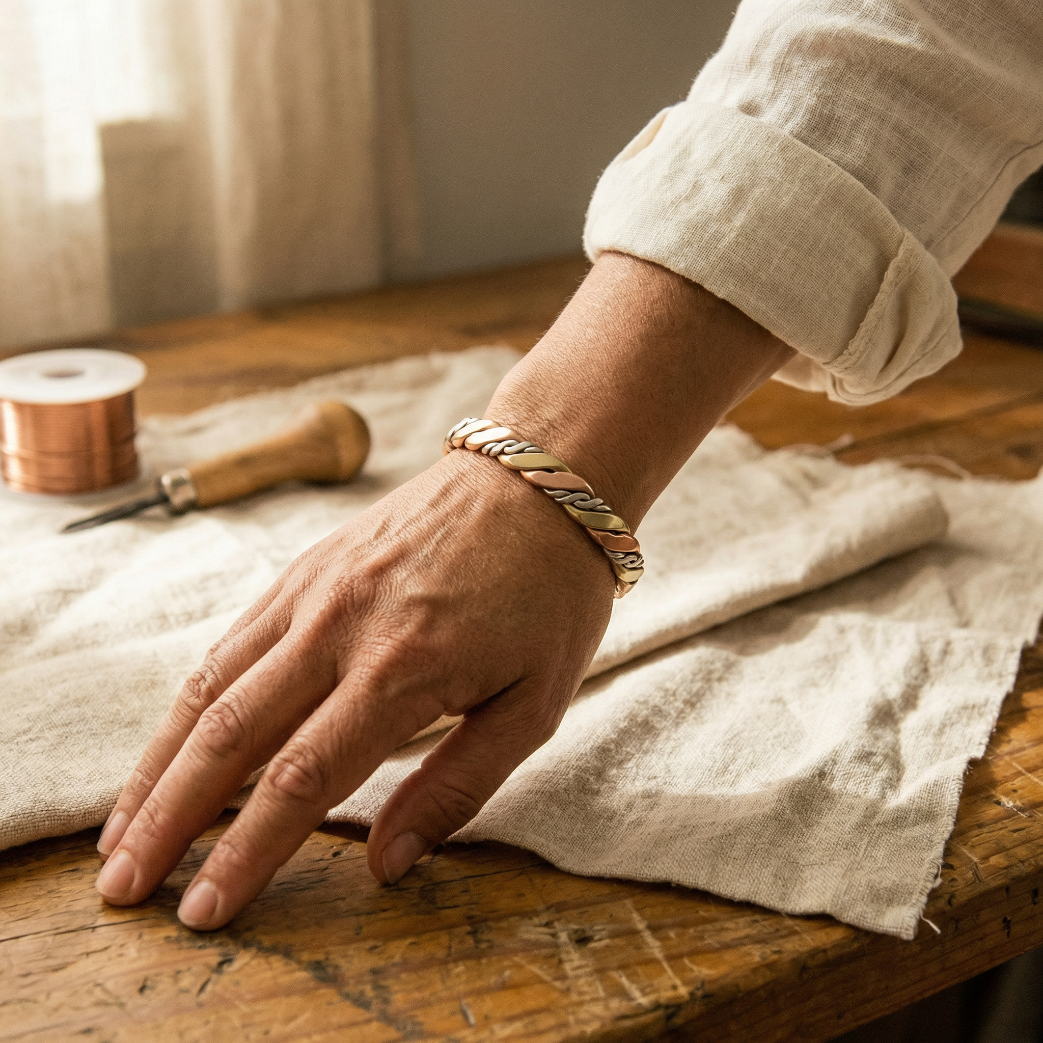Smith's Stone Copper Bracelet