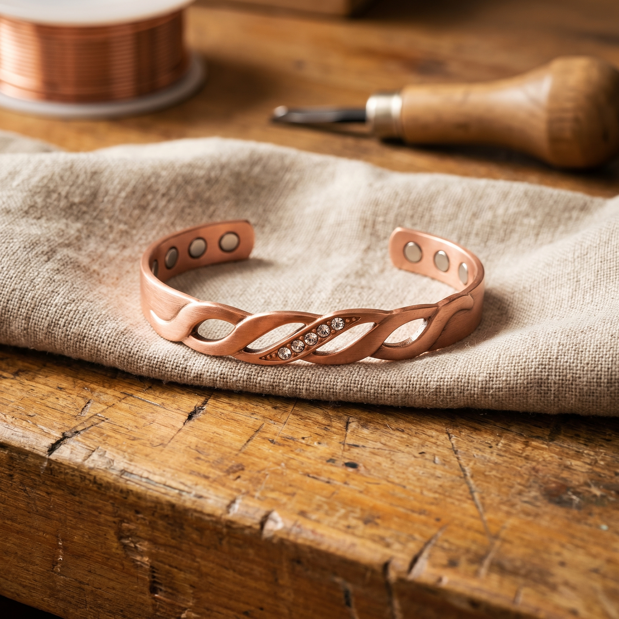 Smith's Seam Copper Bracelet