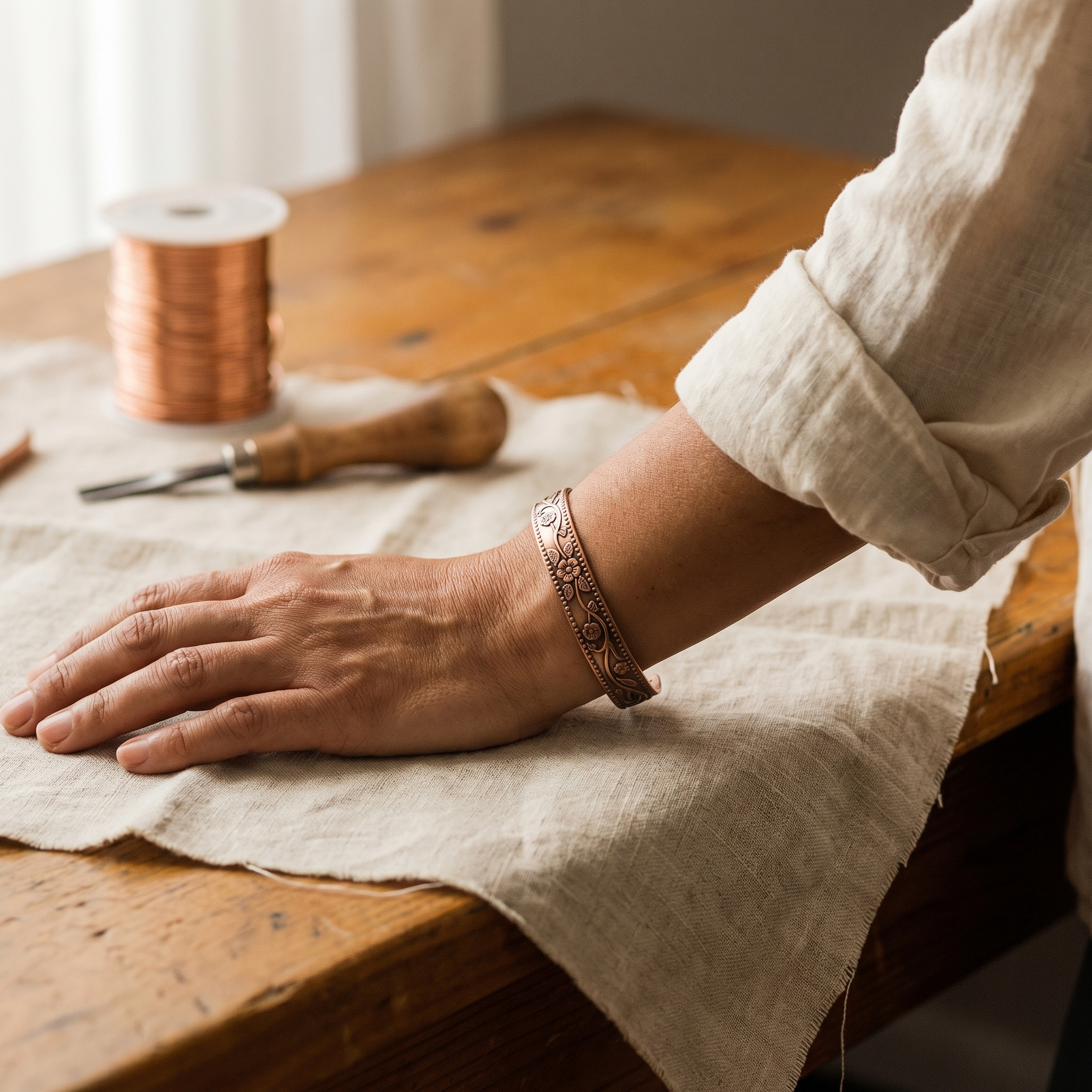 Smith's Knell Copper Bracelet