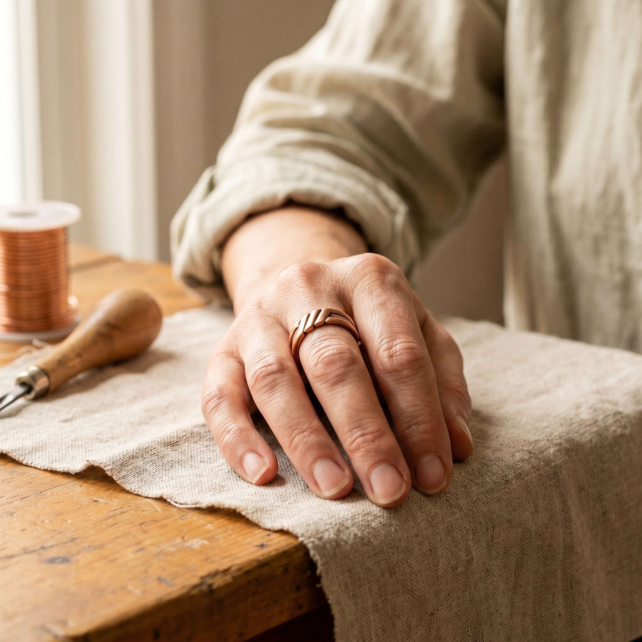 Smith's Peat Copper Ring