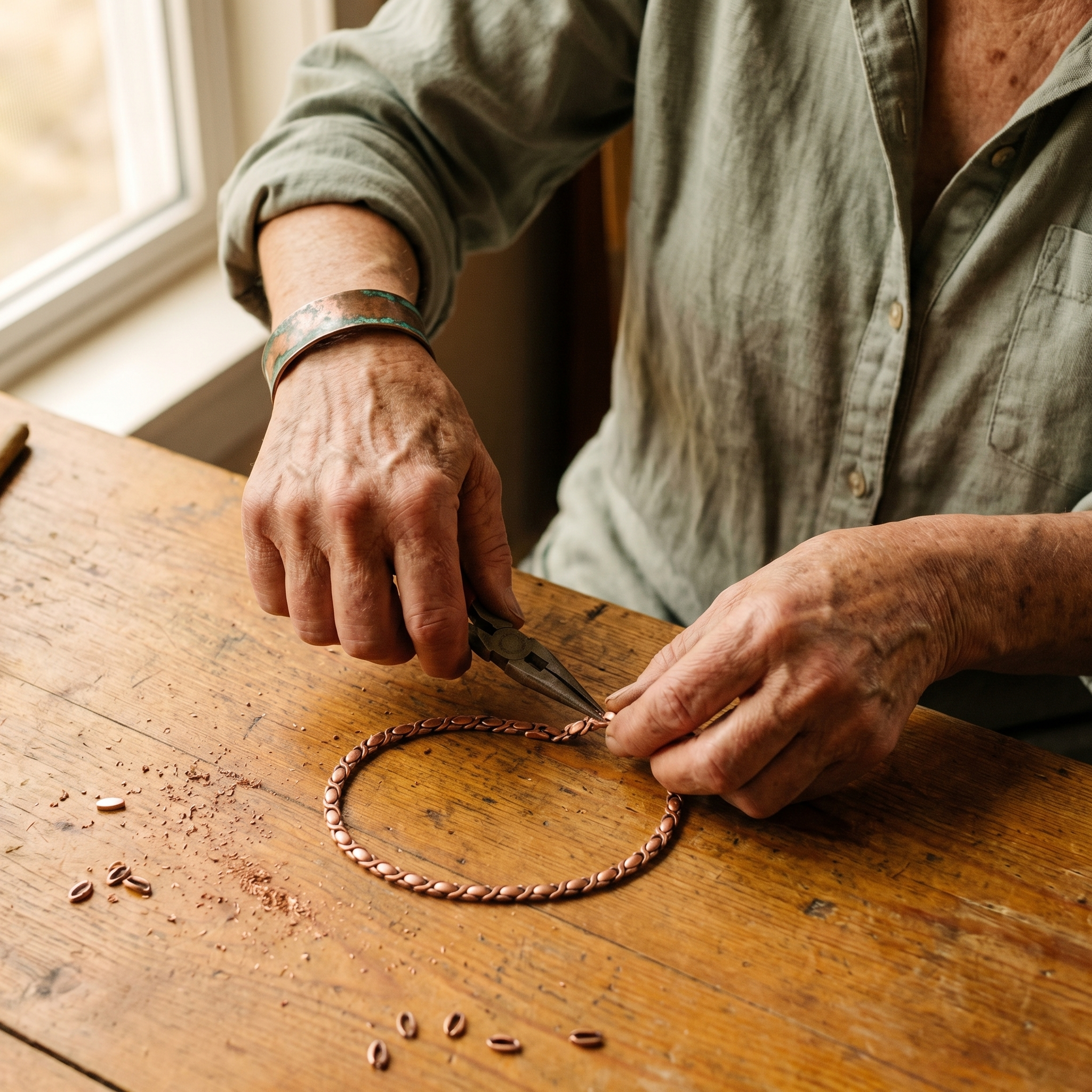 Smith's Cedar Copper Necklace