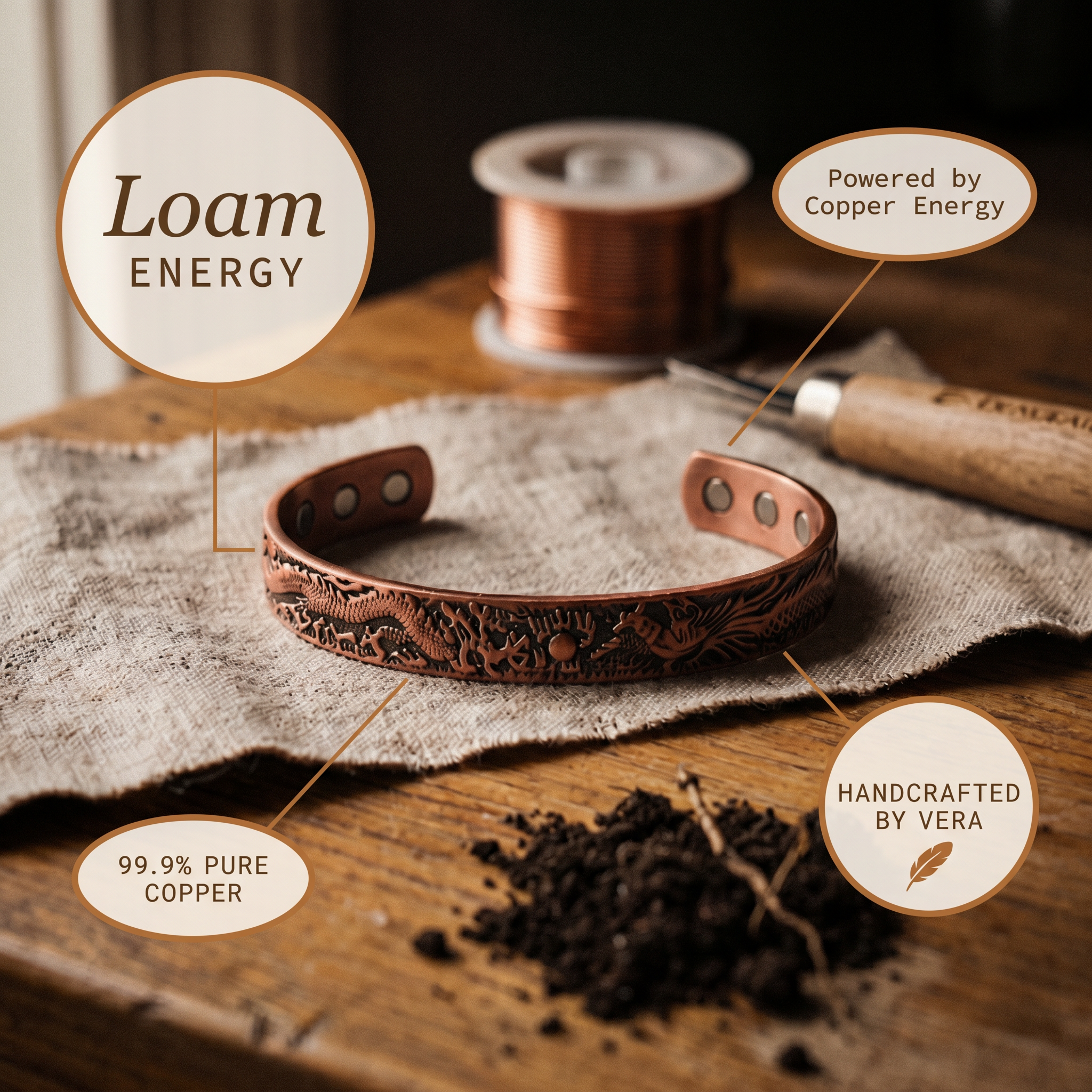 Smith's Loam Copper Bracelet