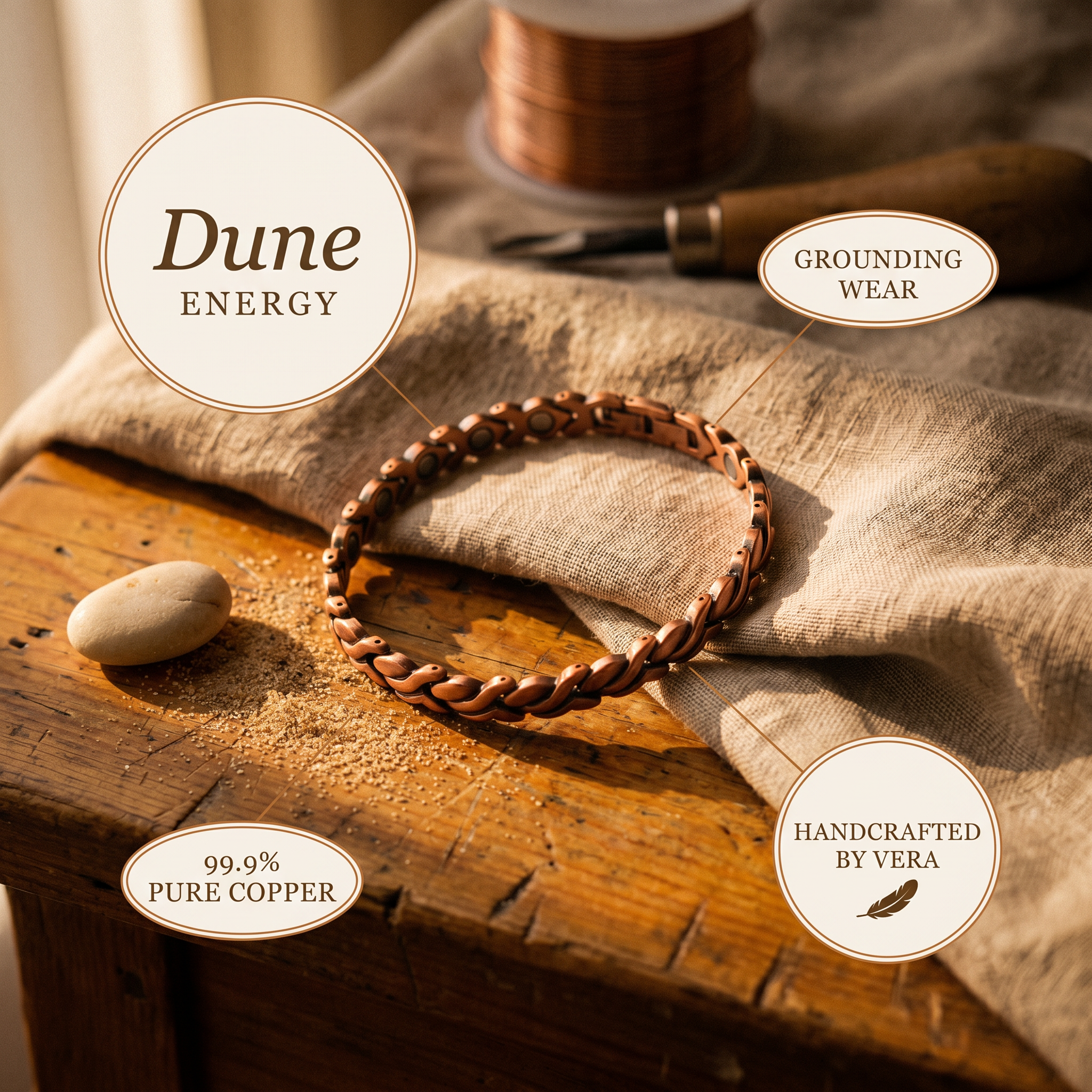Smith's Dune Copper Anklet