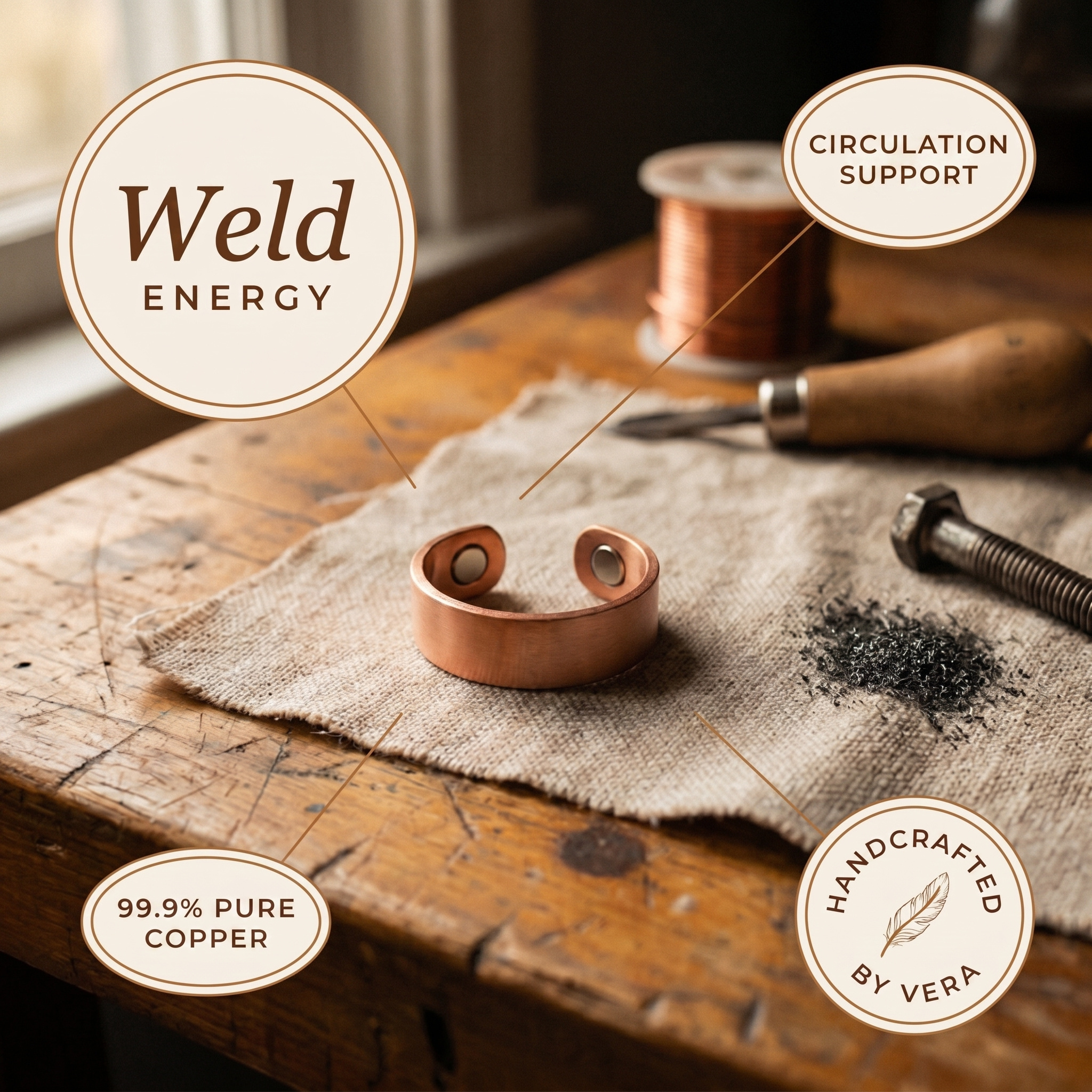 Smith's Weld Copper Ring