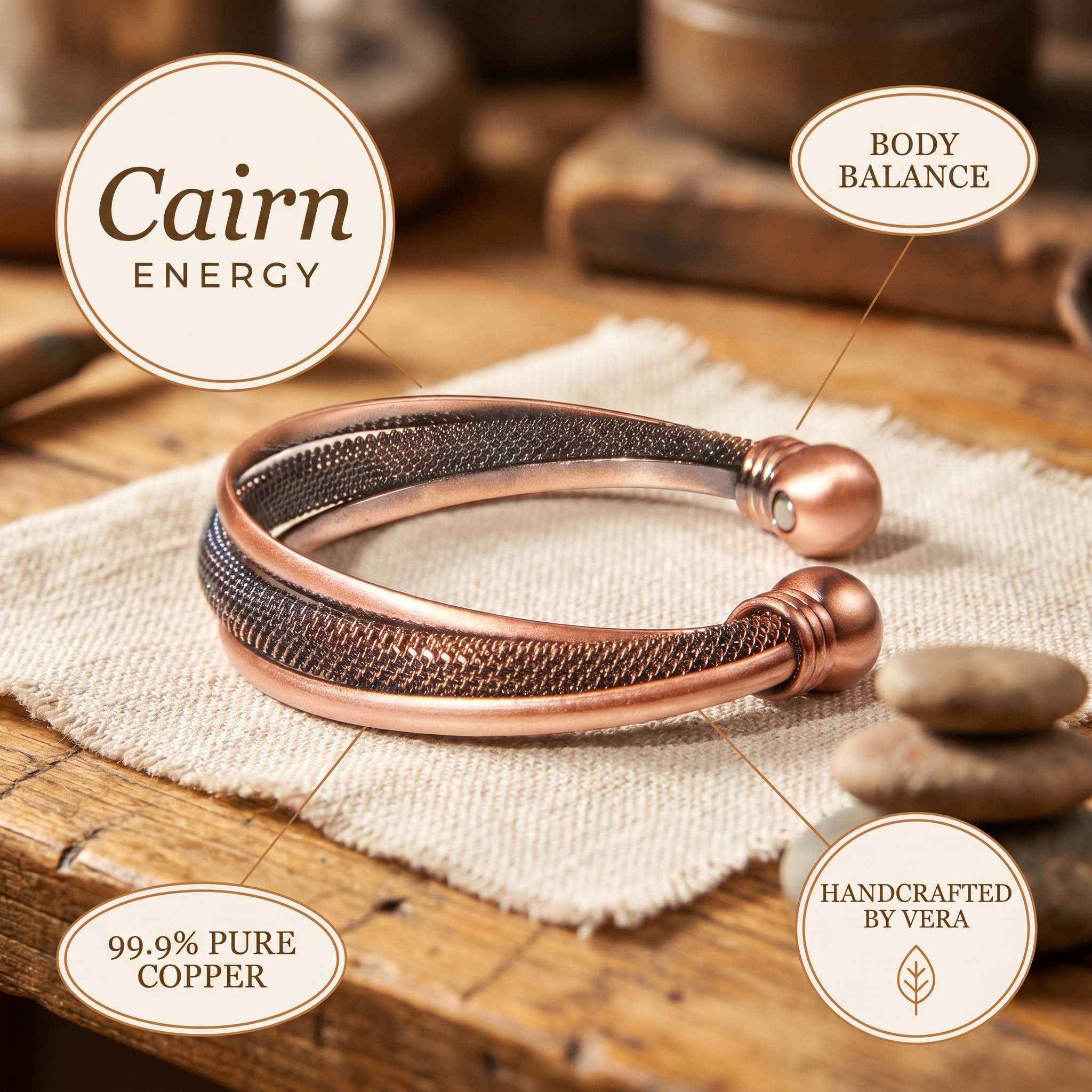 Smith's Cairn Copper Bracelet