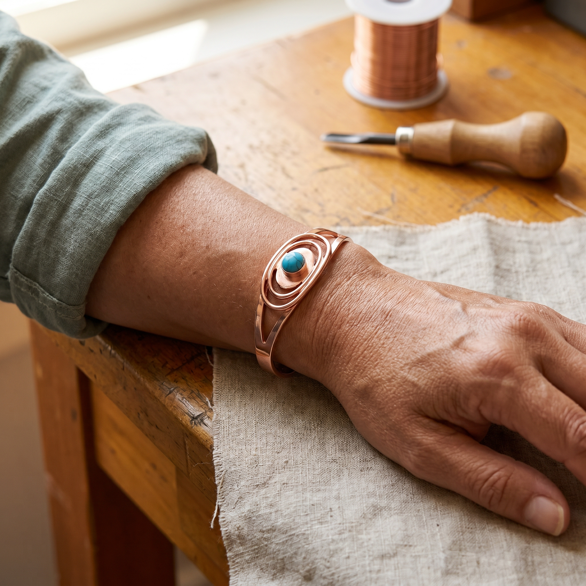 Smith's Sedge Copper Bracelet