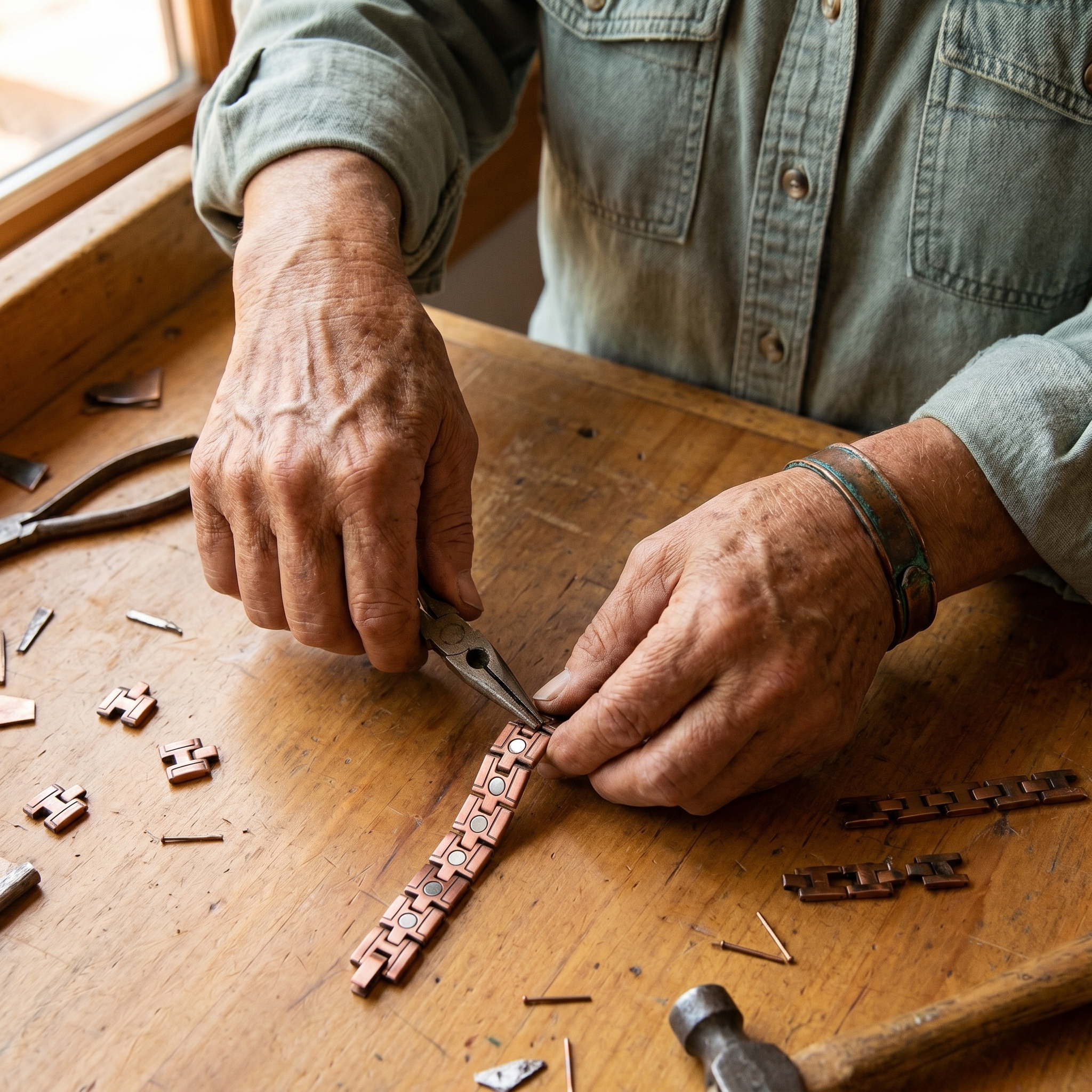 Smith's Gorse Men's Copper Bracelet