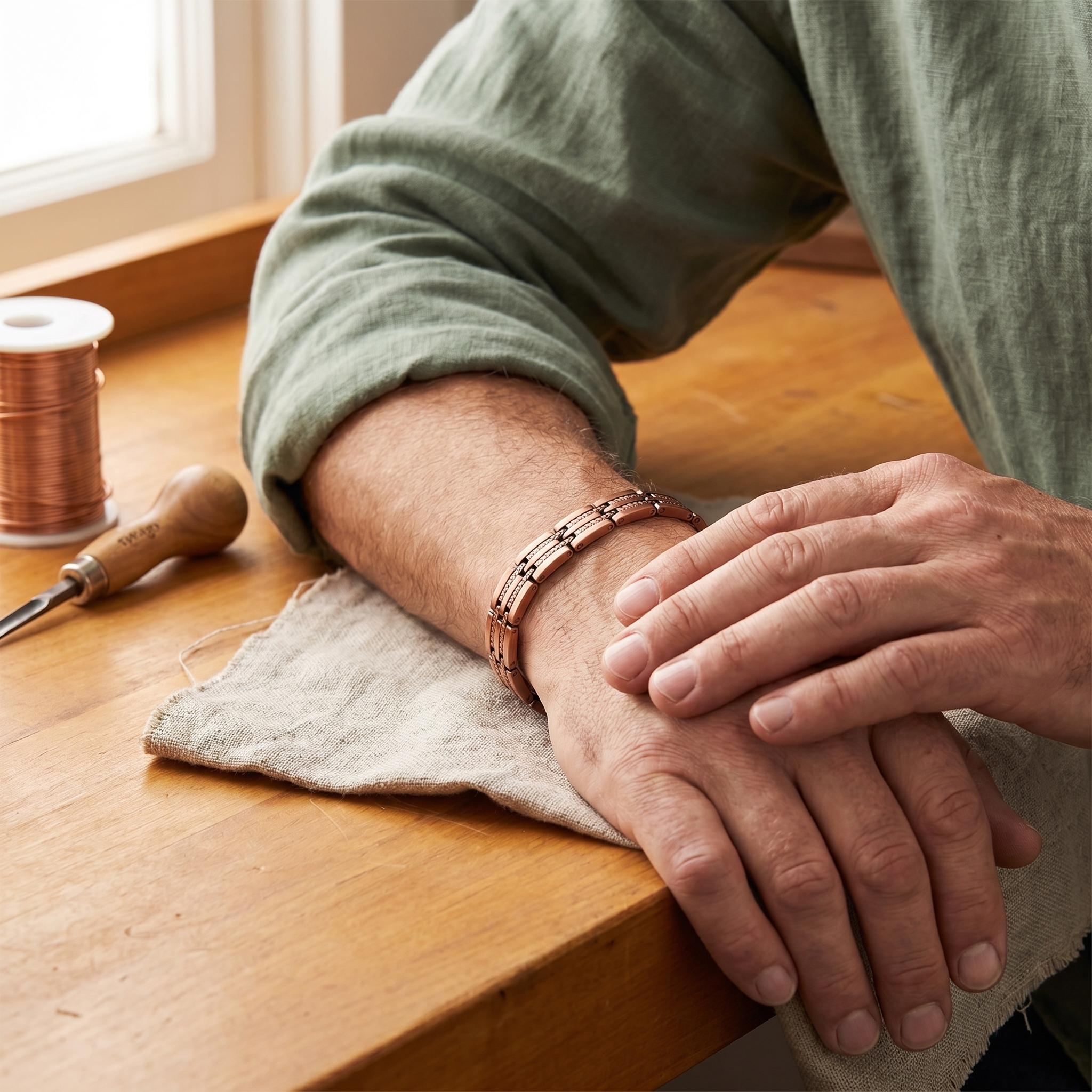 Smith's Pike Men's Copper Bracelet