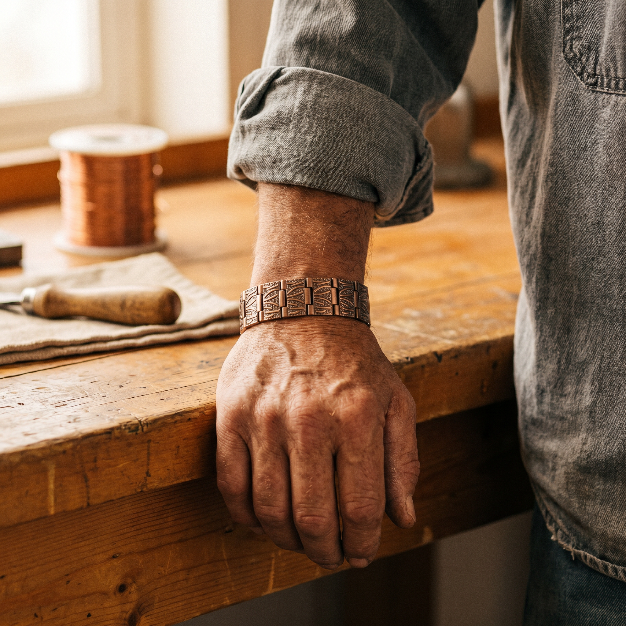 Smith's Grit Men's Copper Bracelet