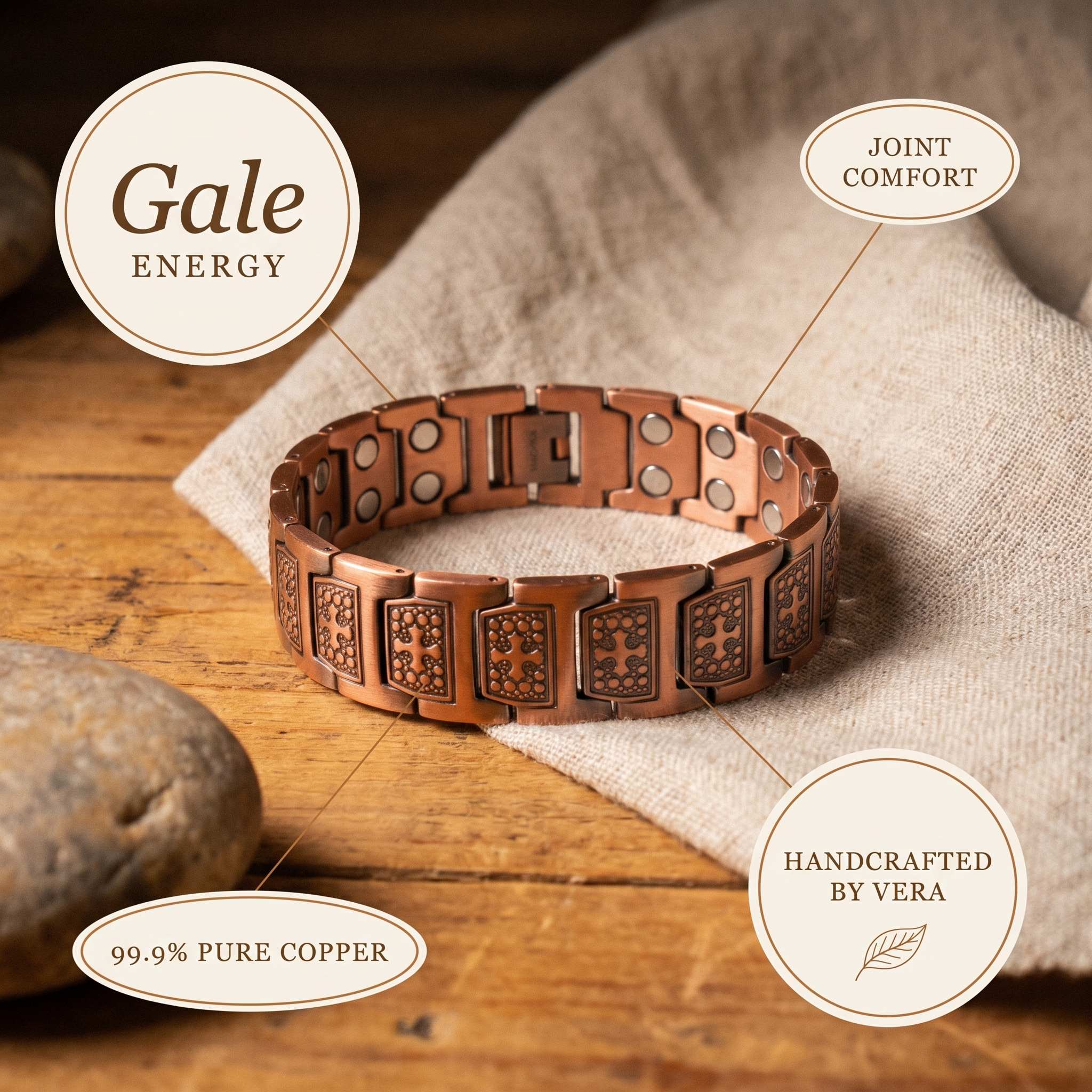 Smith's Gale Men's Copper Bracelet