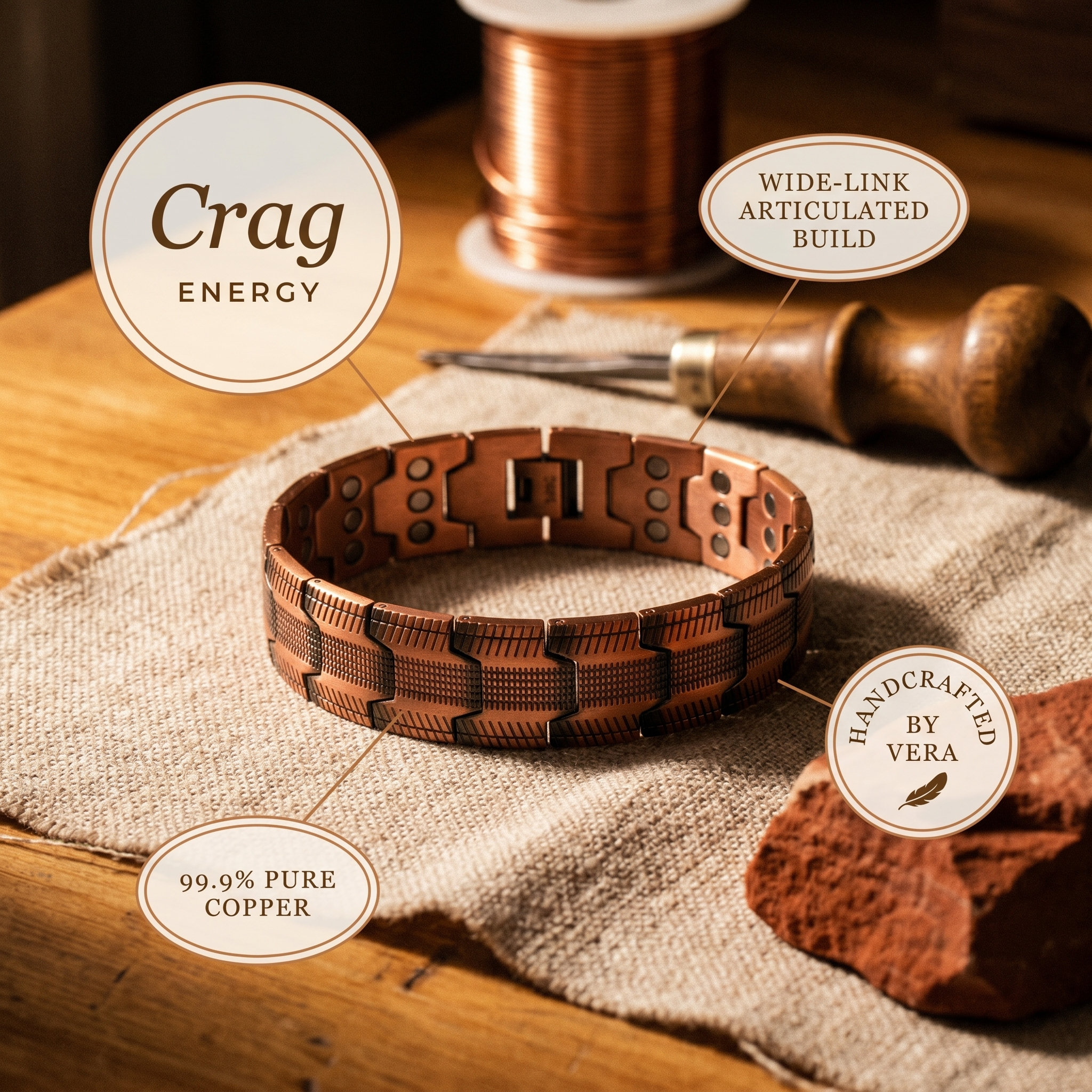 Smith's Crag Copper Bracelet