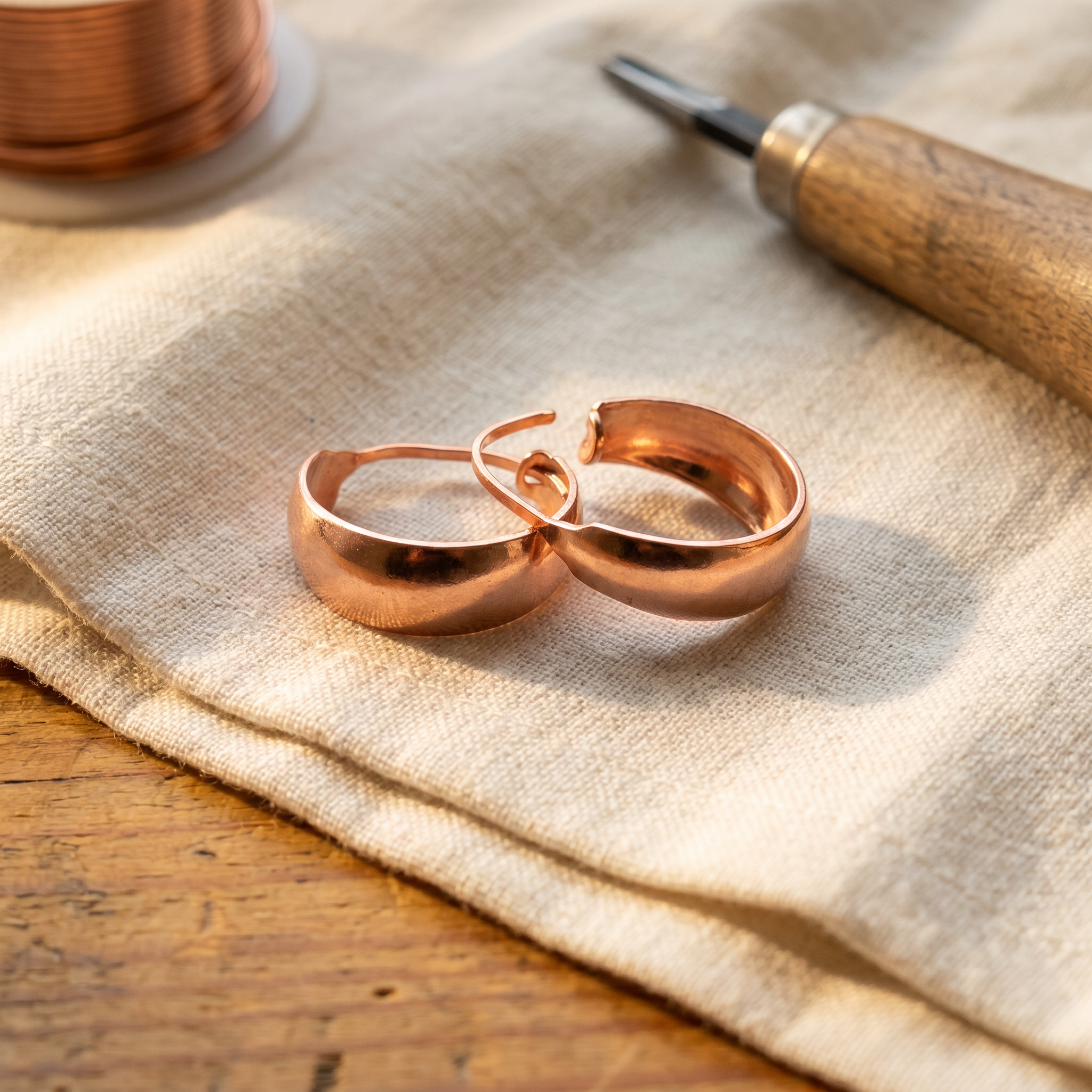 Smith's Dell Copper Earrings