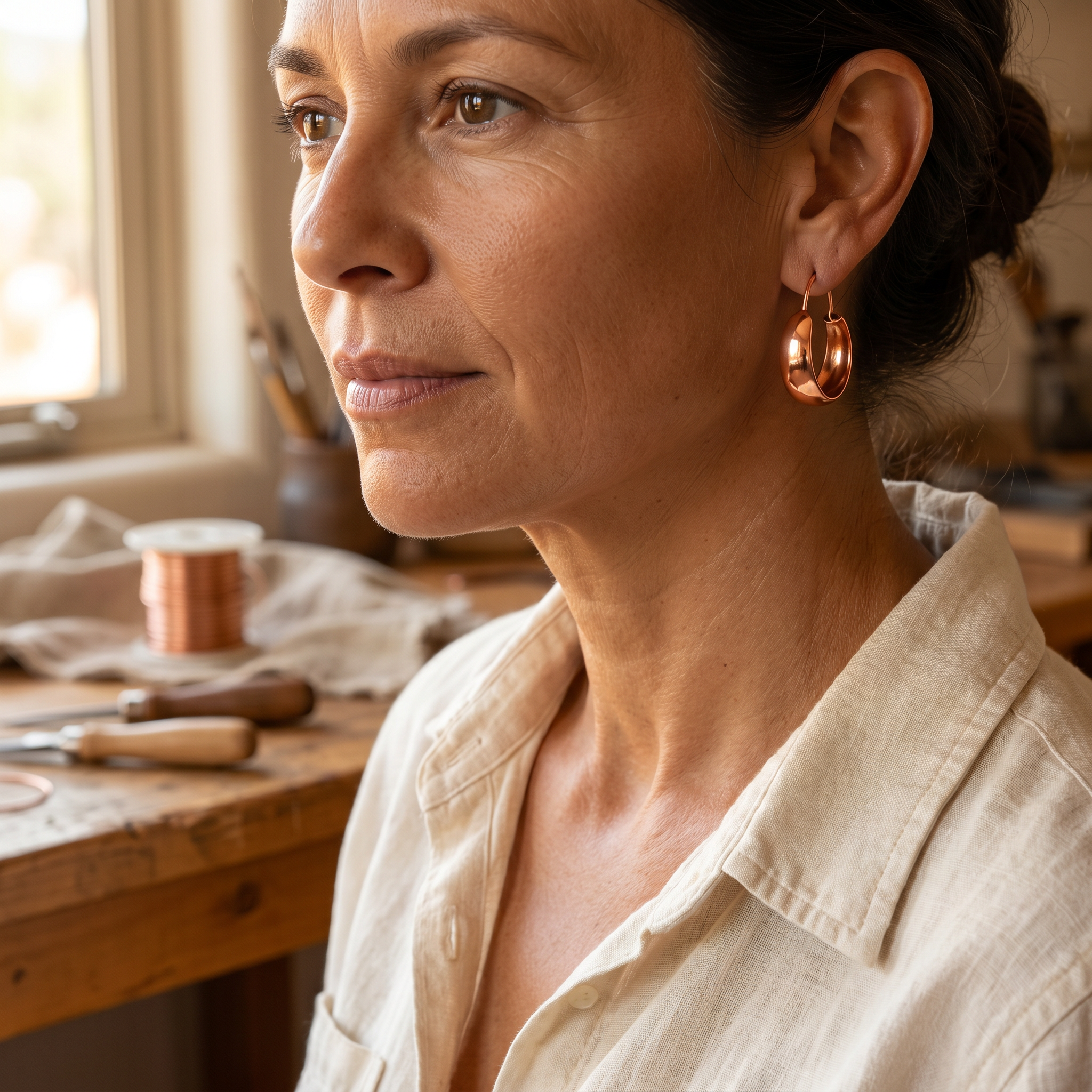 Smith's Dell Copper Earrings