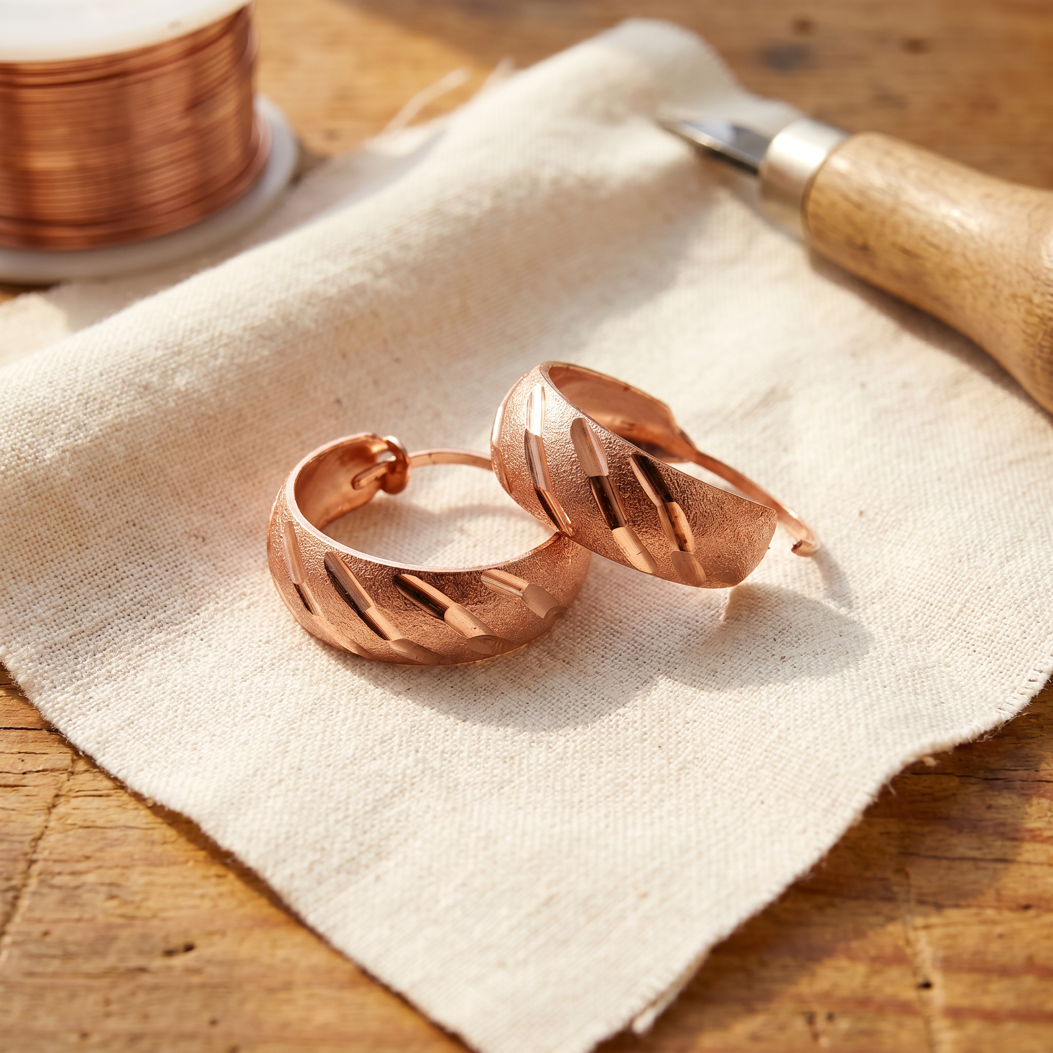 Smith's Vale Copper Earrings