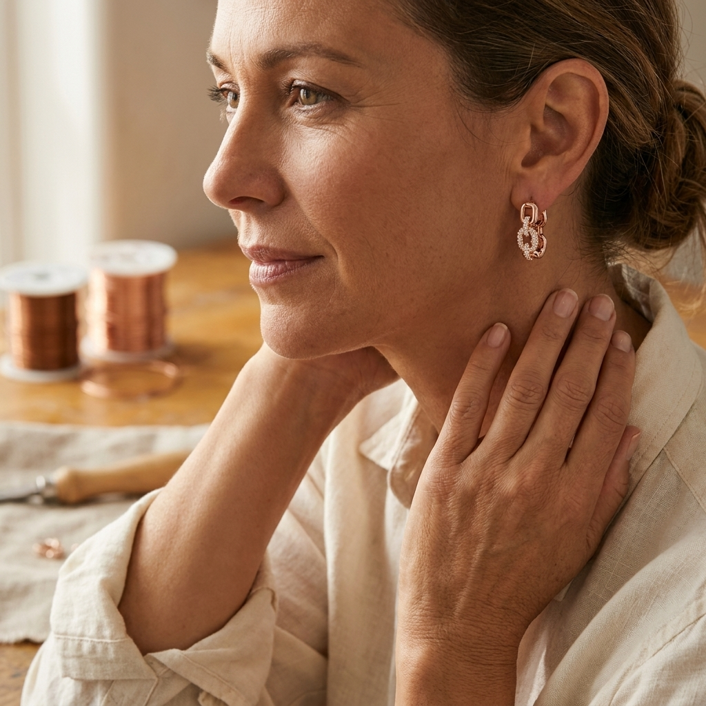Smith's Tor Copper Earrings